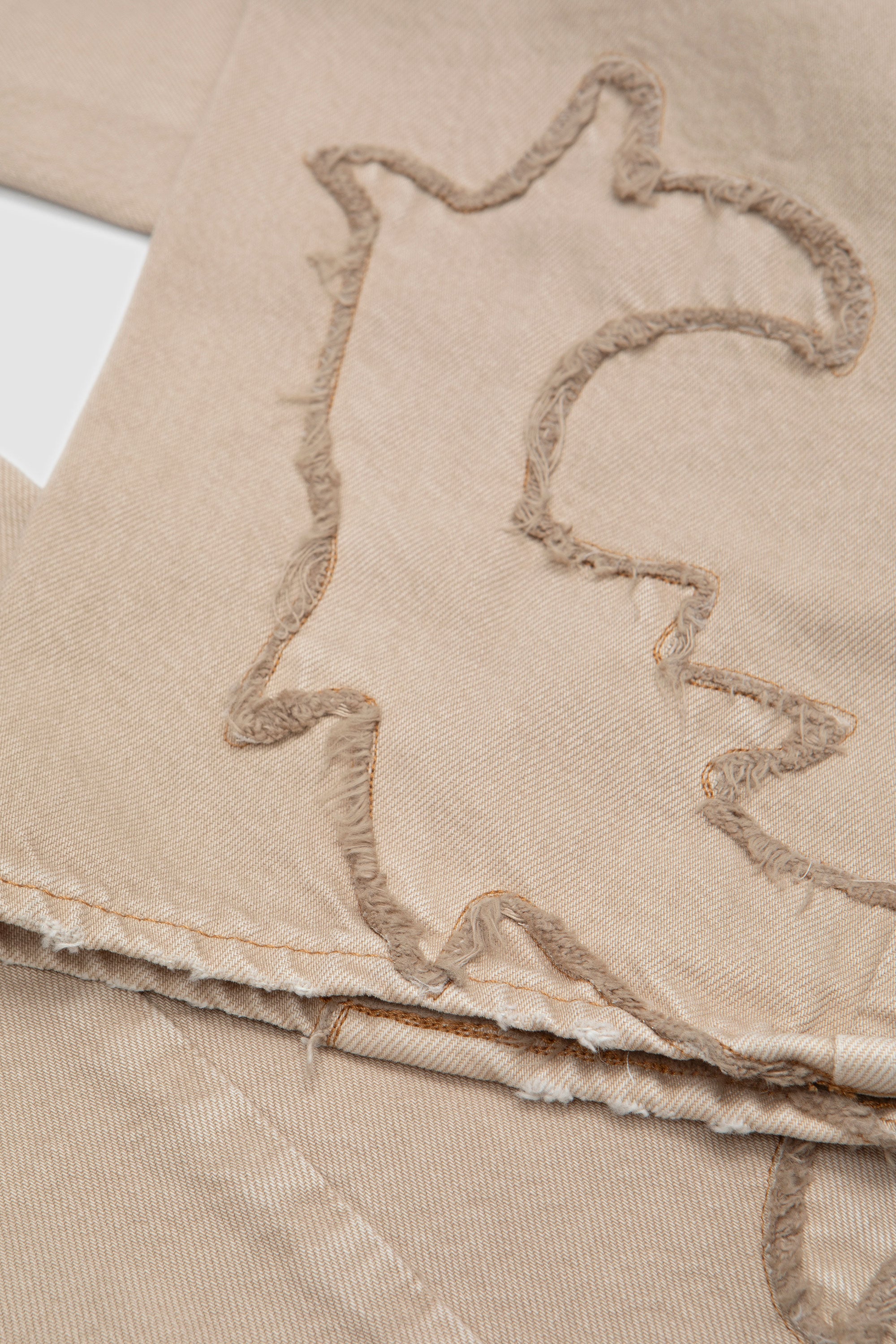 Wide Twist Patch Vintage Sand