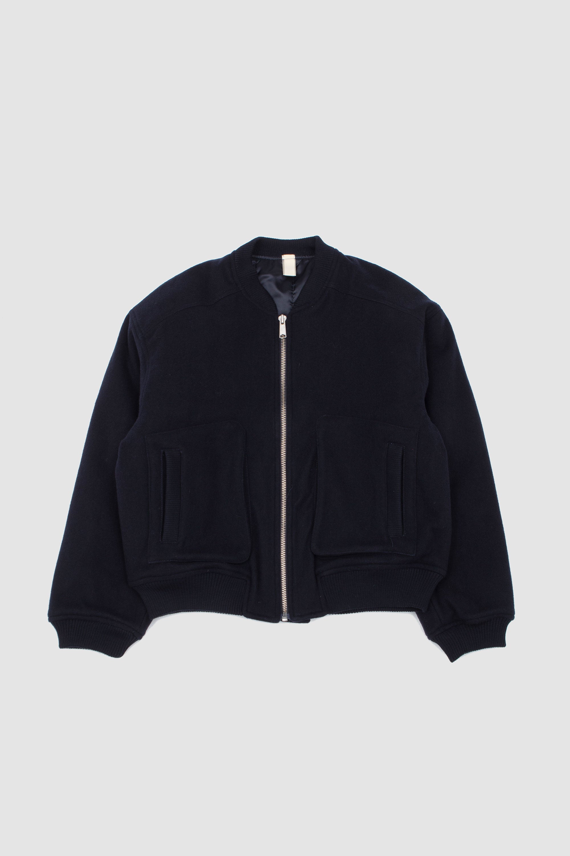 Wool Bomber Navy