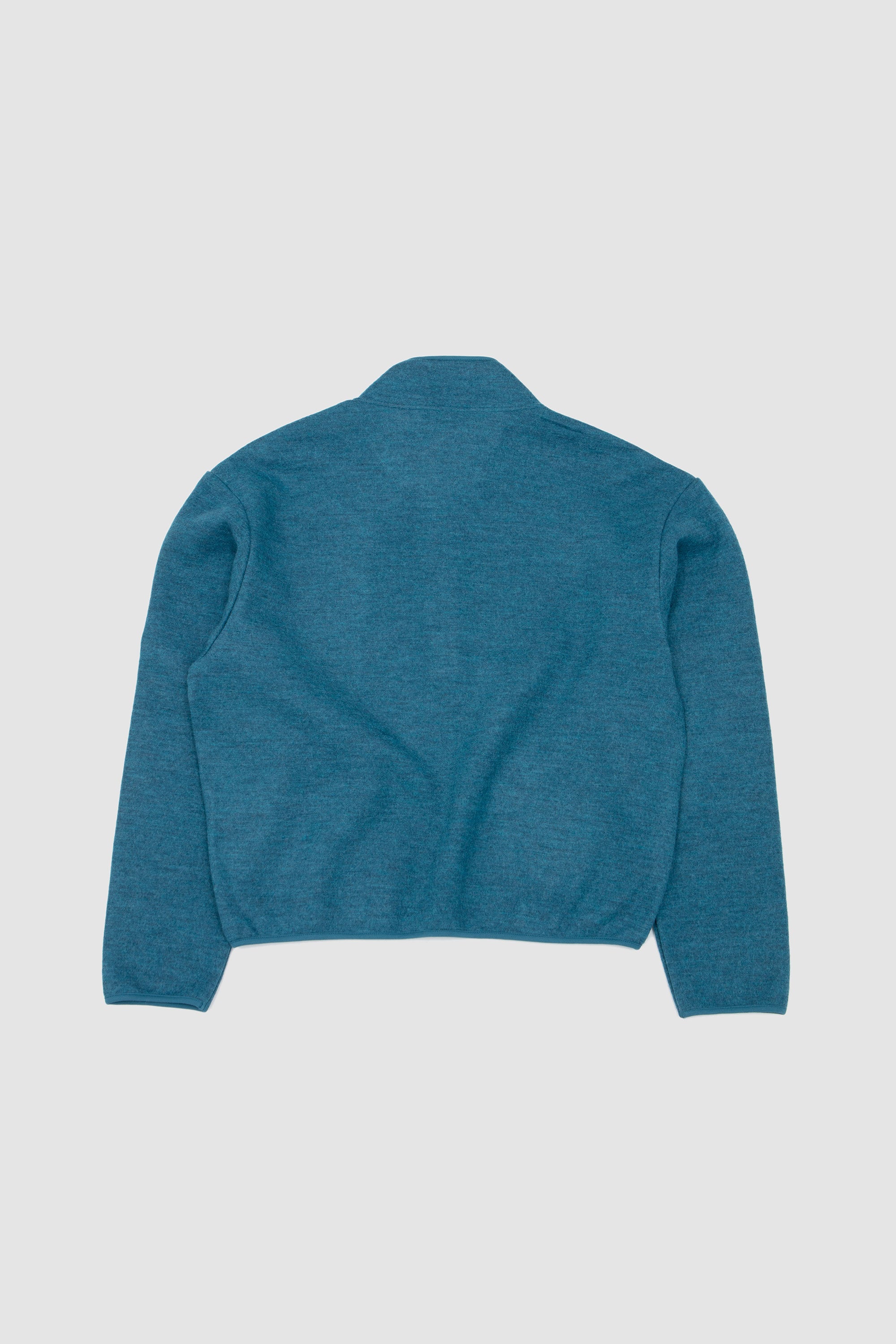 Wool Half Zip Ice Blue_4