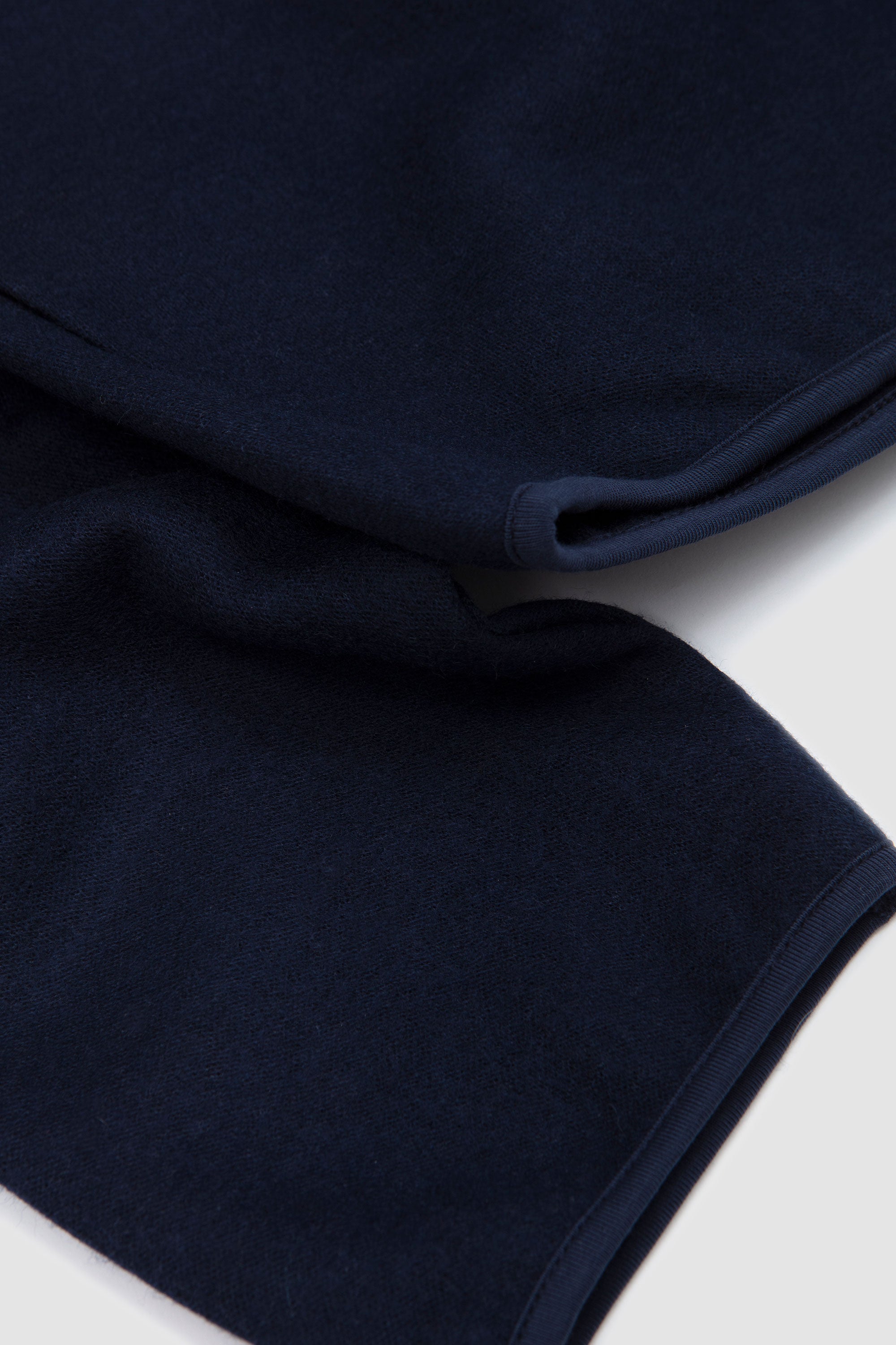 Wool Half Zip Navy