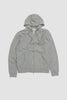 SPORTIVO STORE_Loopback Zip Hoody Grey Melange