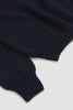SPORTIVO STORE_Textured Lambswool Jumper Bright Navy Twist_4