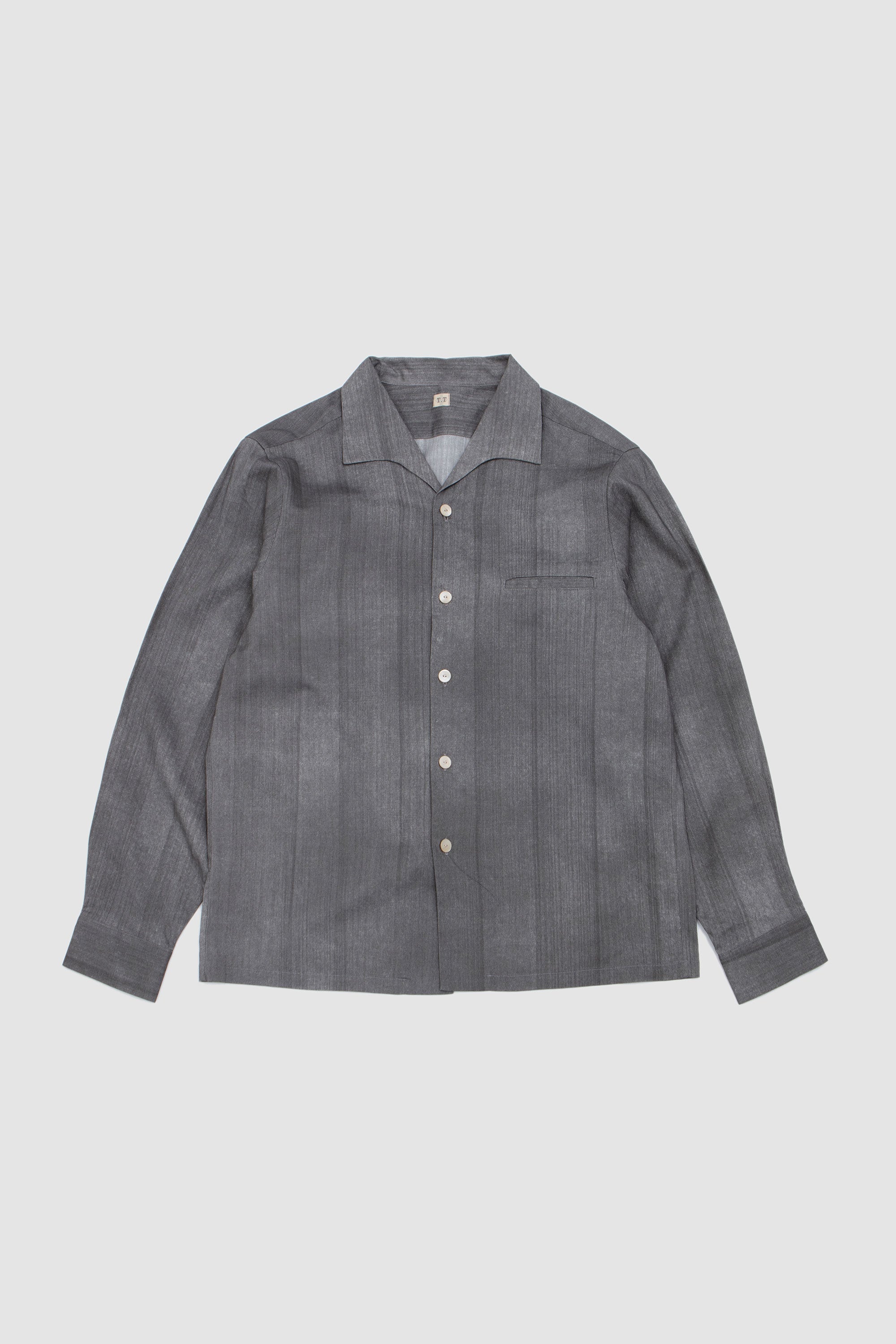 ＜T.T＞LOT.108 50S ITALIAN COLLAR SHIRT SPORTIVO [Lot.108 50s italian collar shirt hand drawn sumi]