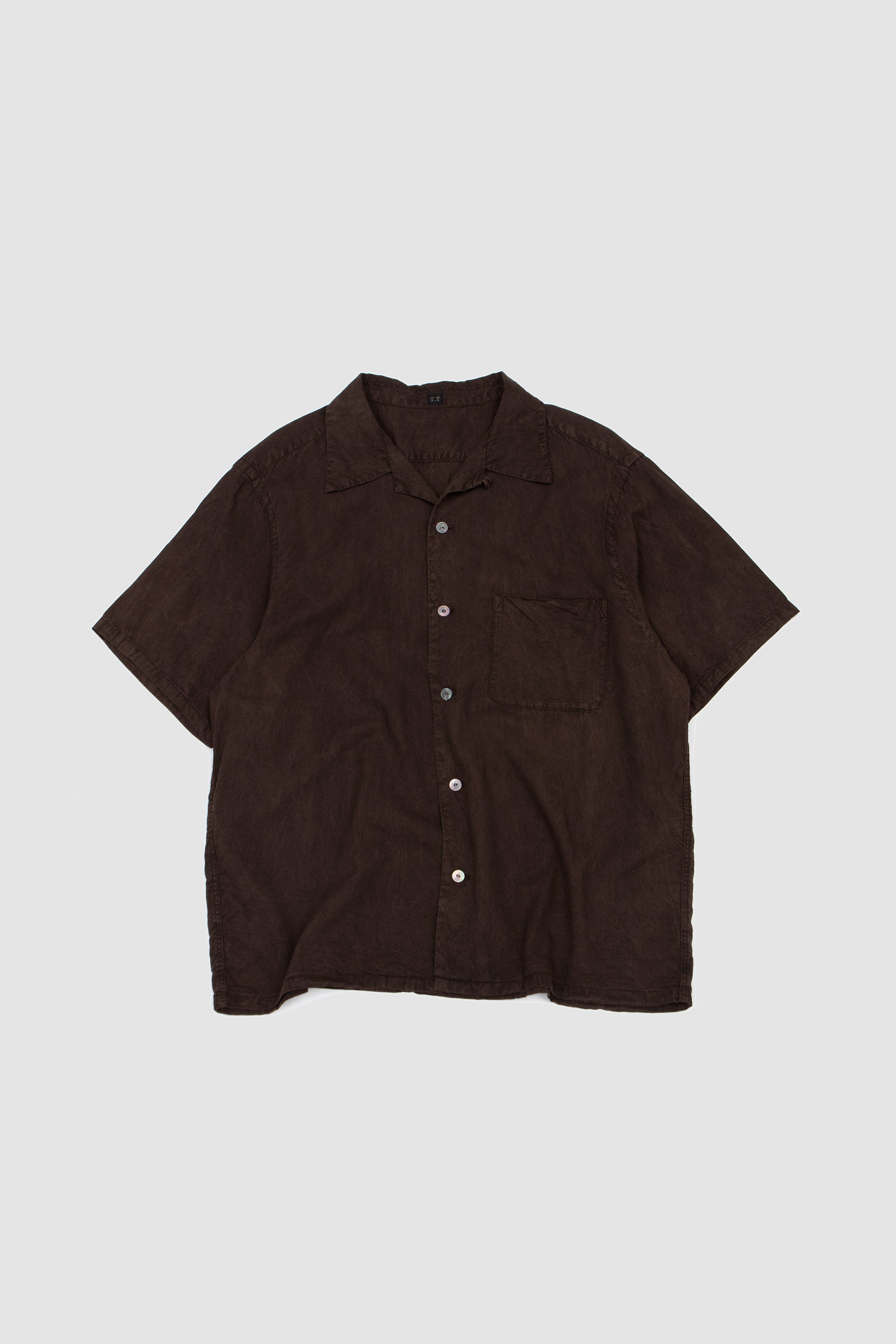 SPORTIVO [Collarless shirt compact cotton poplin grape]