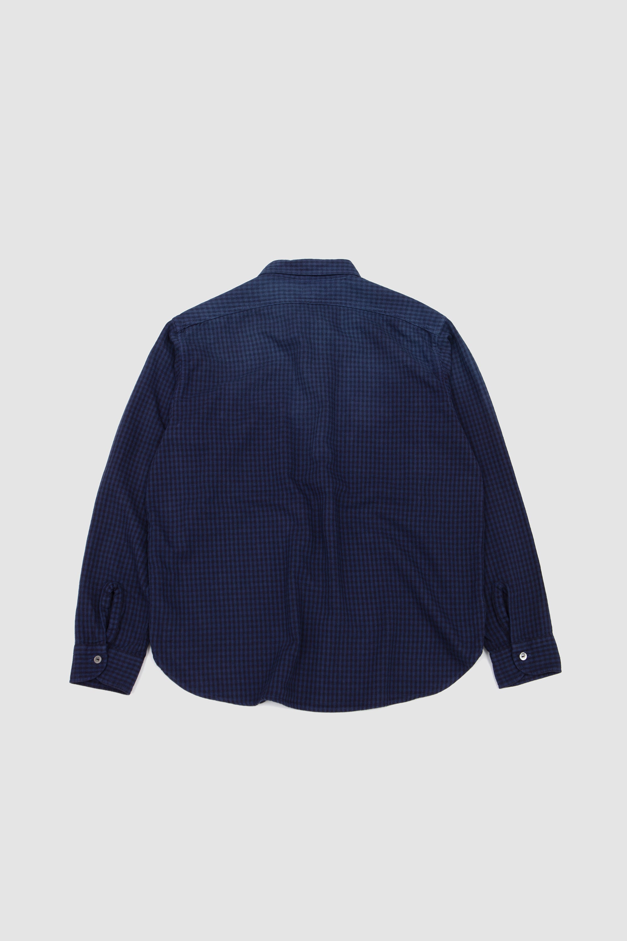 Lot. 117 Work Shirt Faded Navy Check_4