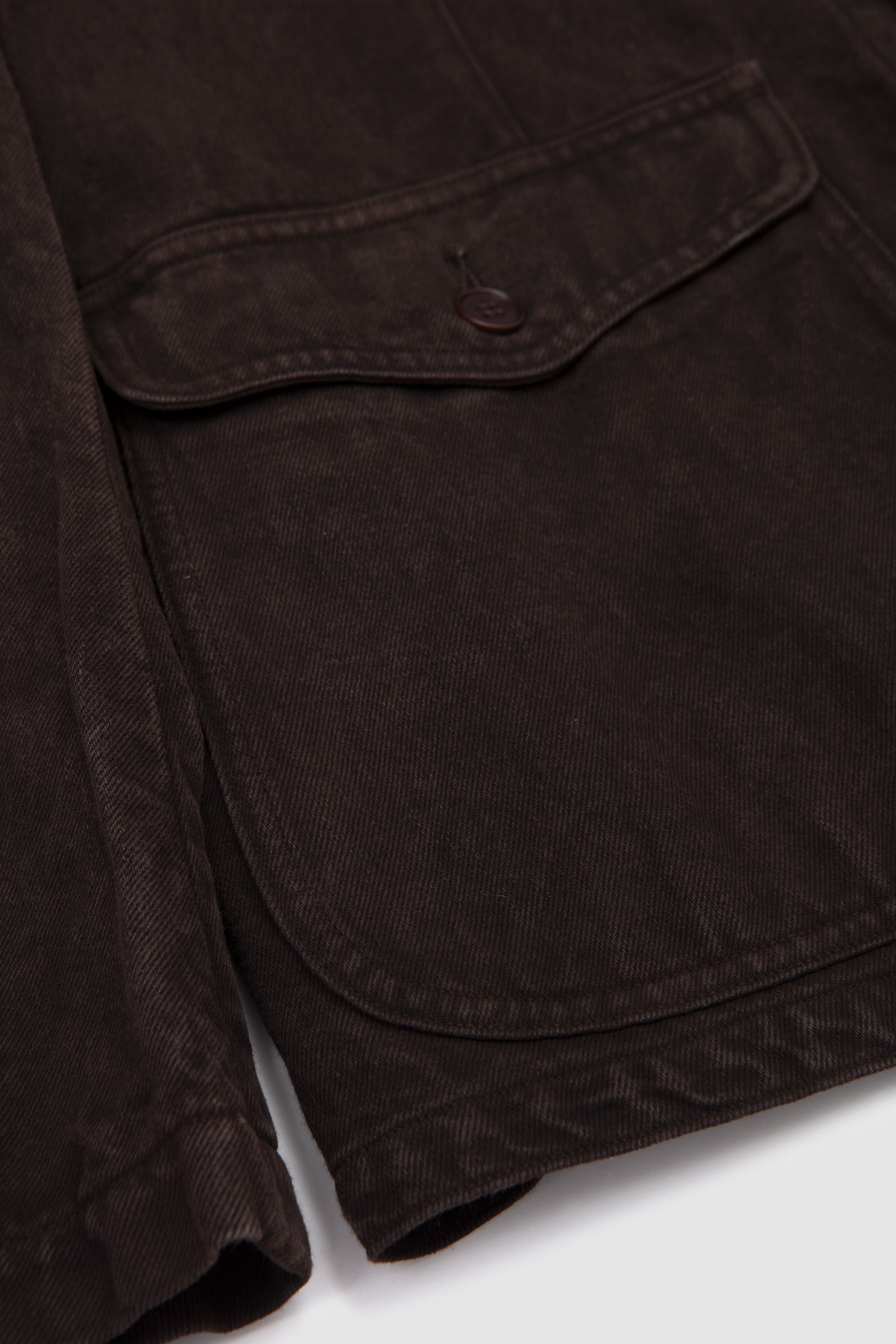 SPORTIVO [Lot. 327 modified shawl collar jacket mud dyed brown]