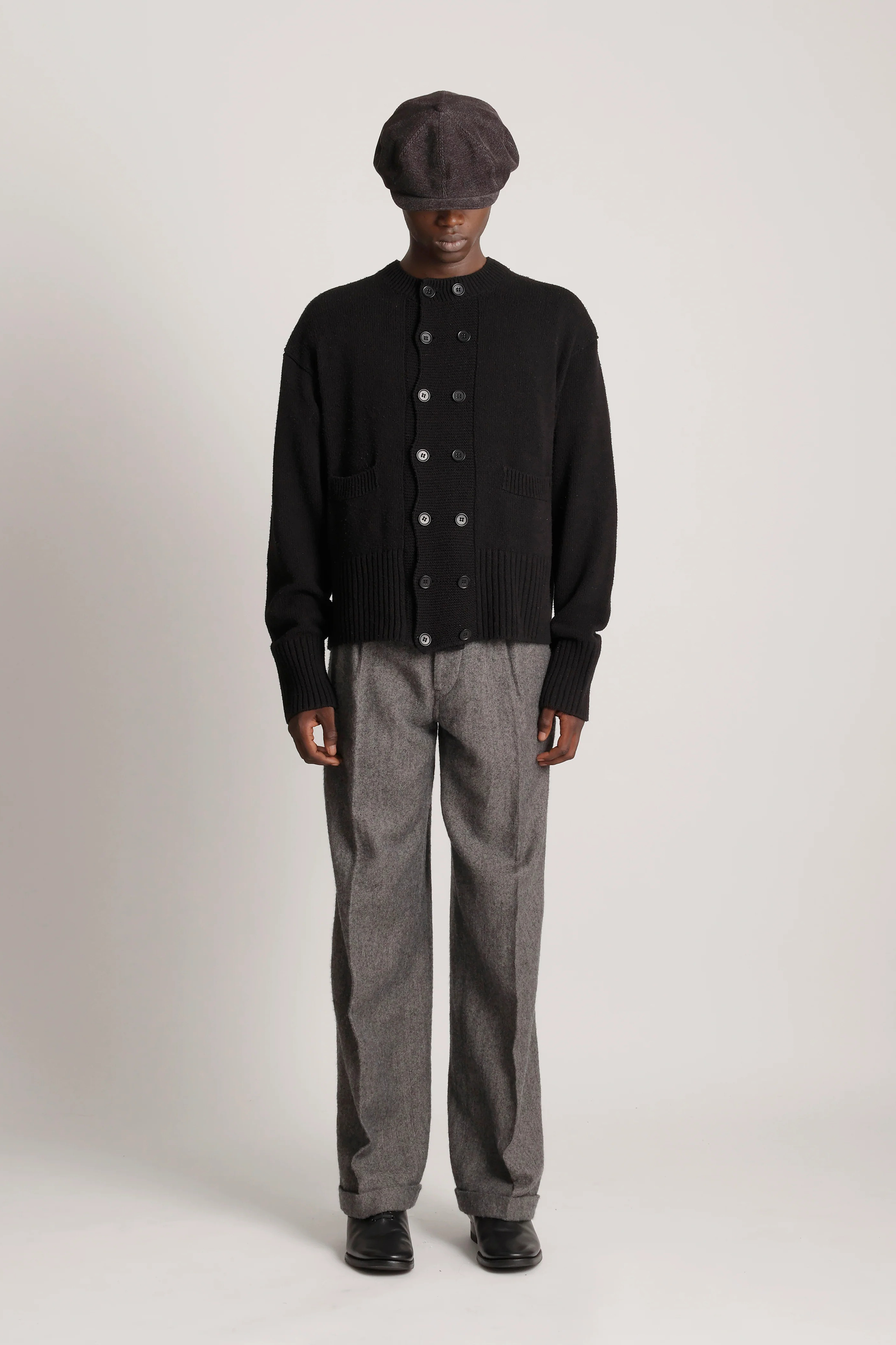 Lot.506 DB Cardigan Brown_1