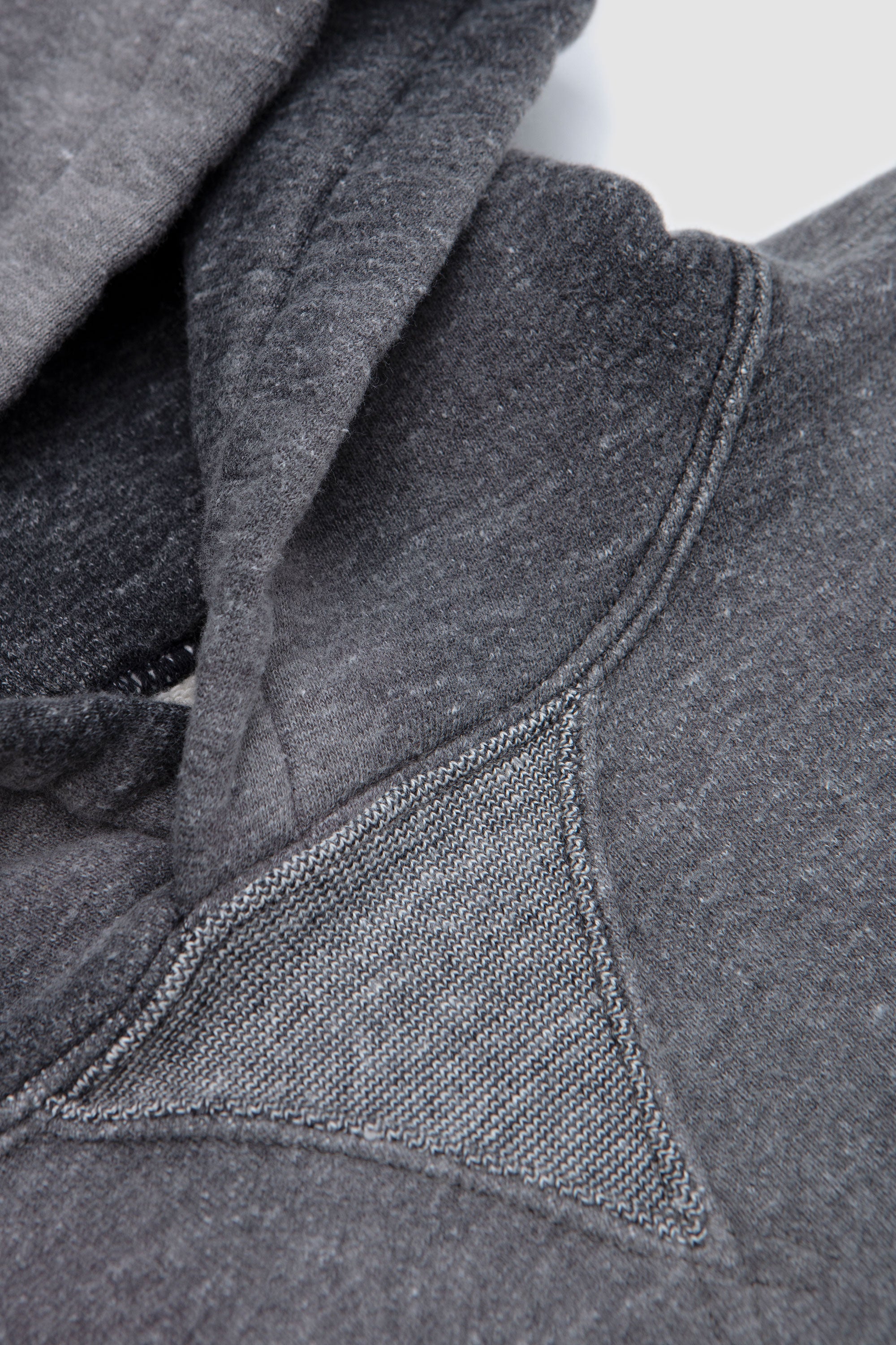 SPORTIVO [Lot.606 hooded sweatshirt bleached heather grey]