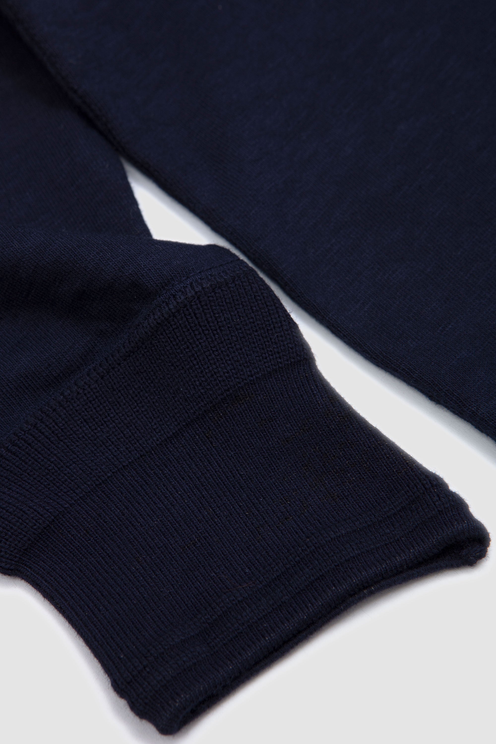 SPORTIVO [Lot.618 side henley neck shirt navy]