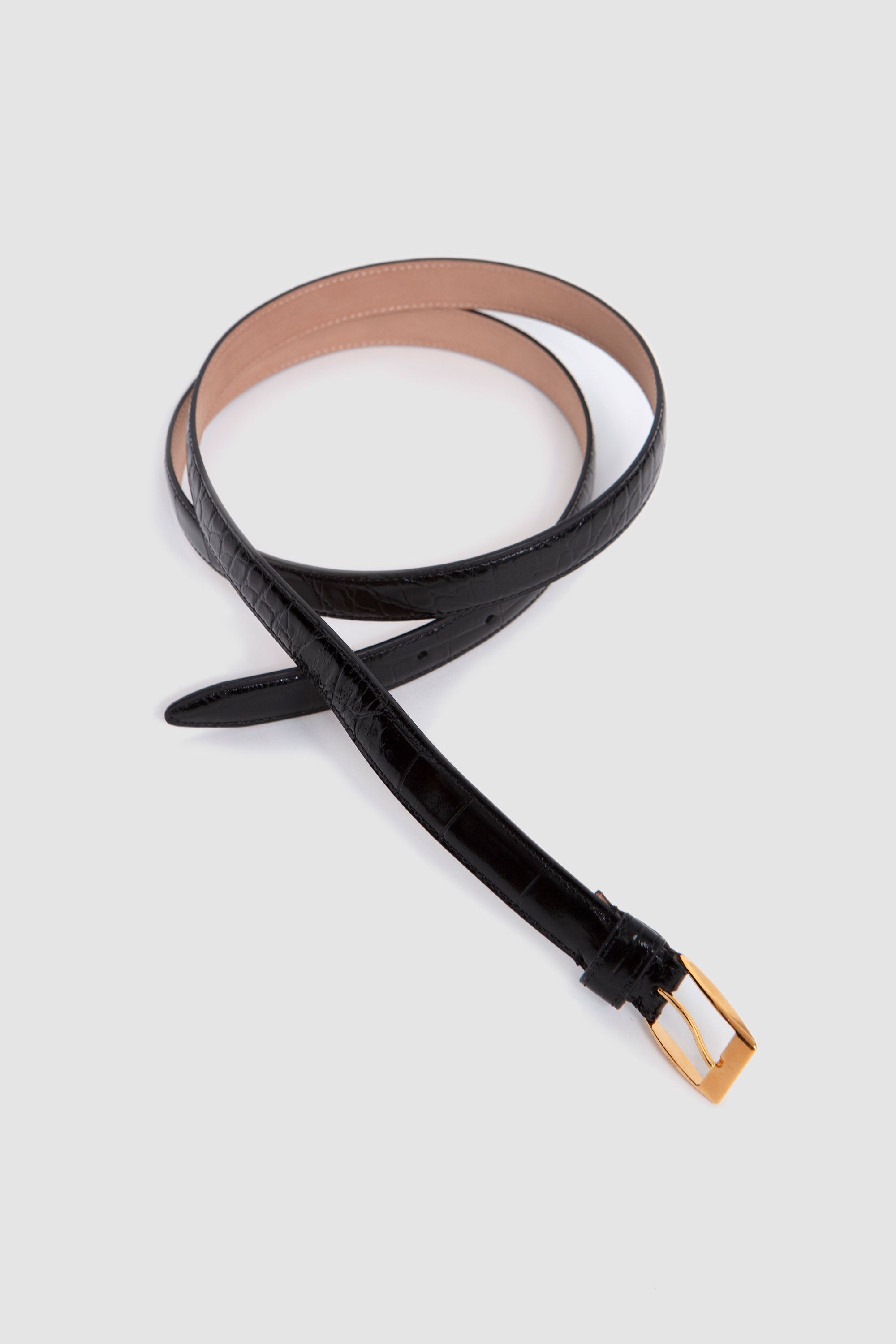 Thin Belt Croc Black_3