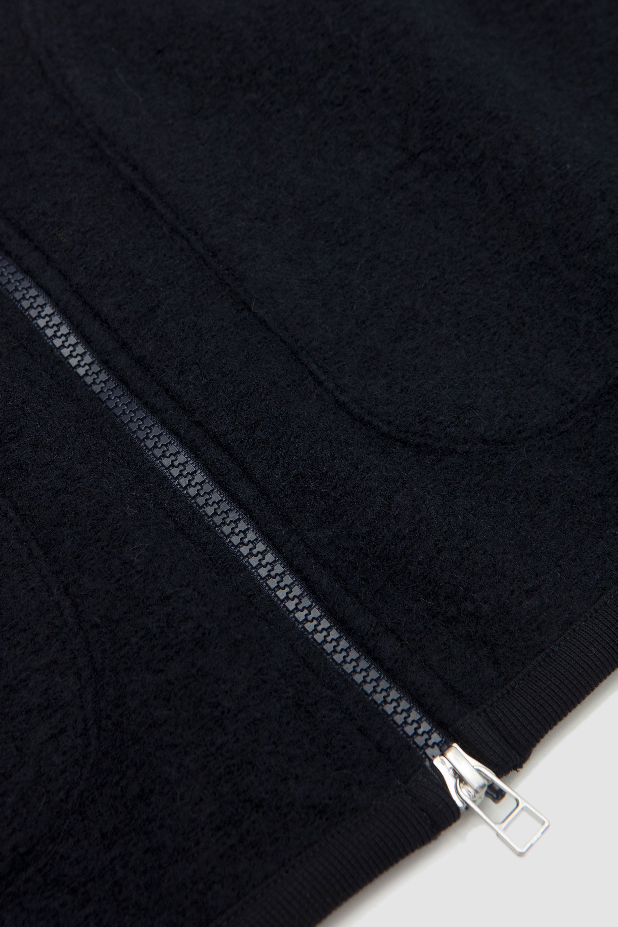 Wool Fleece Zip Waistcoat Navy