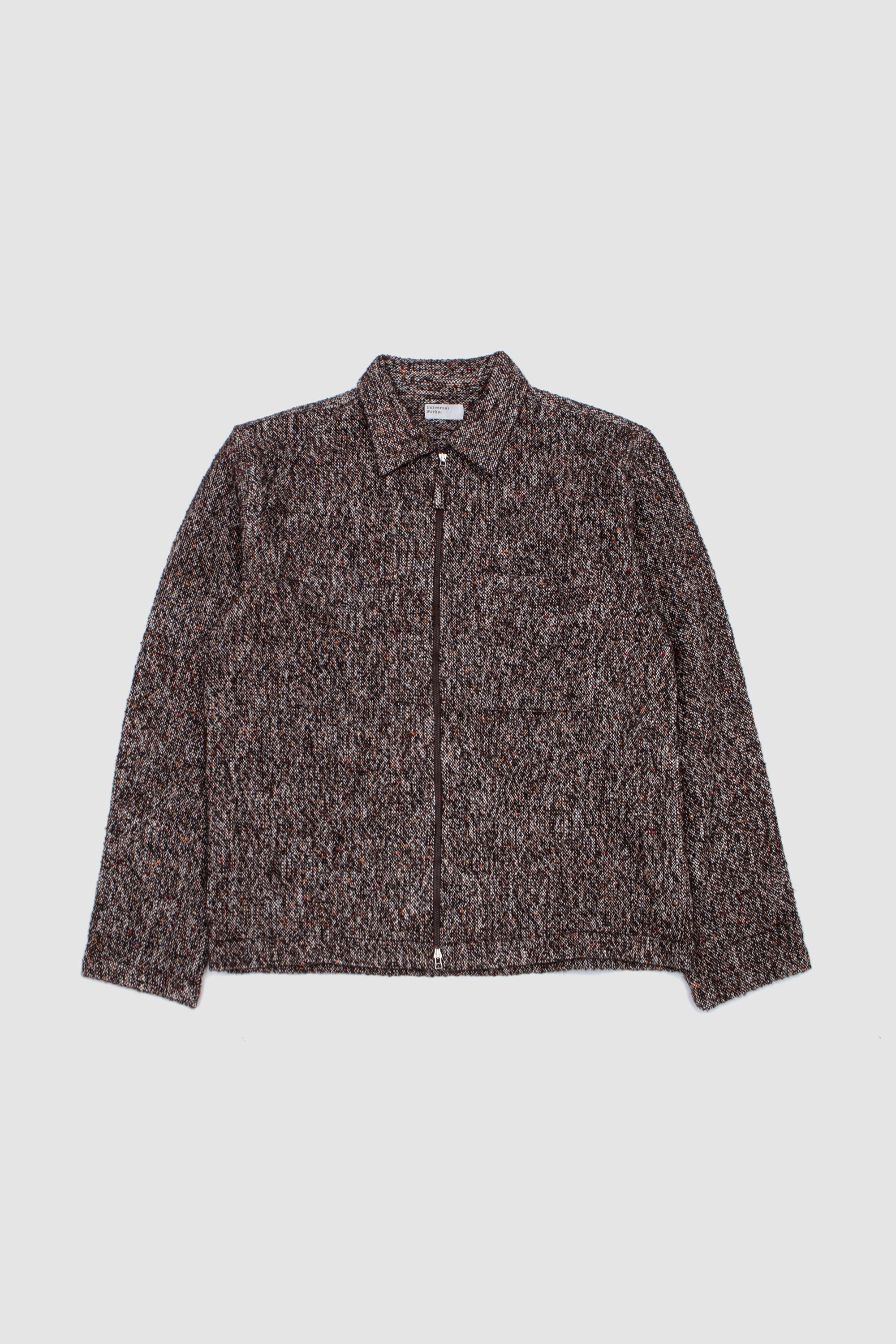 Zip Shirt Sedona Tweed Brown