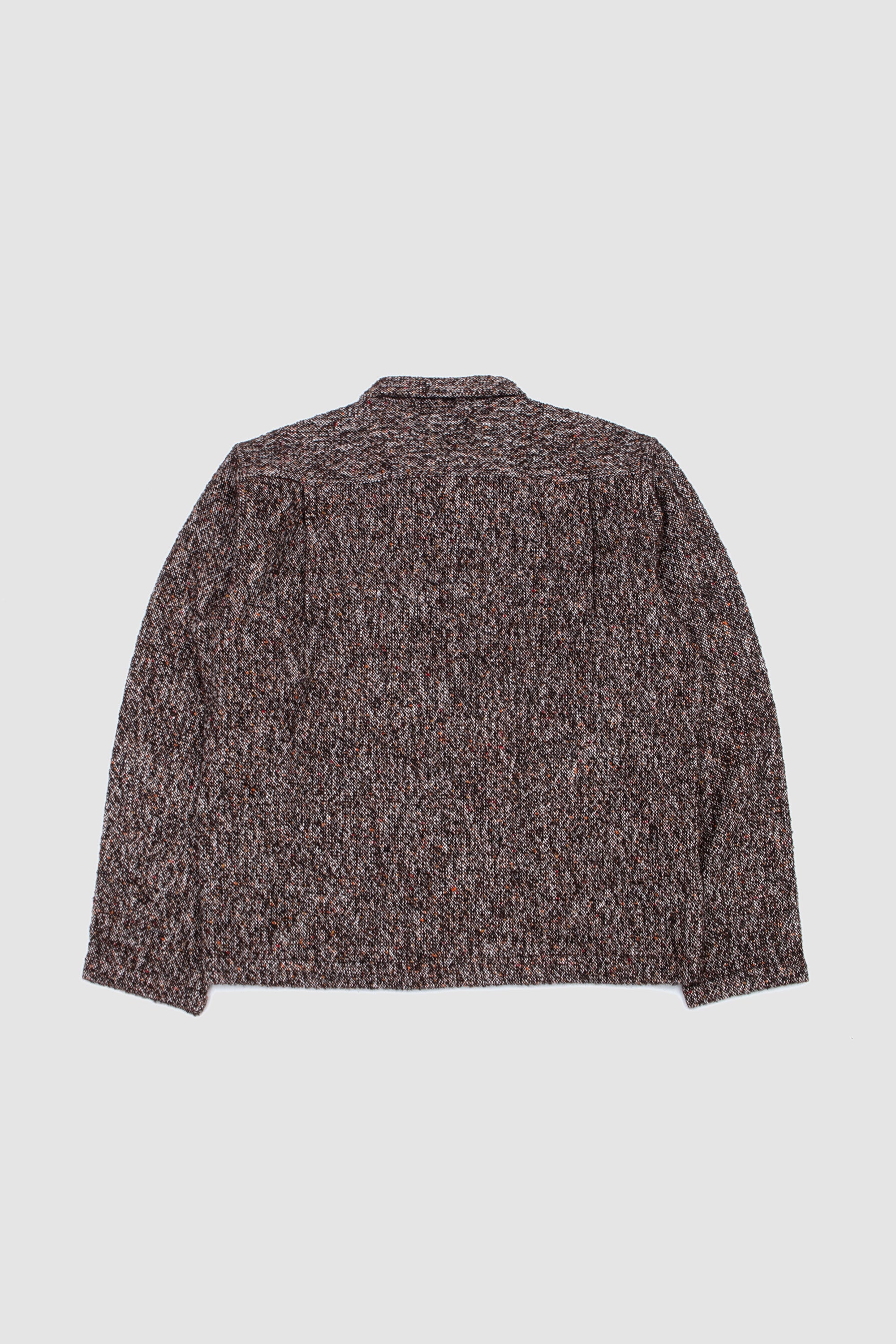 Zip Shirt Sedona Tweed Brown_4