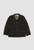 SPORTIVO STORE_3 Button Upcycled Tweed Jacket Olive