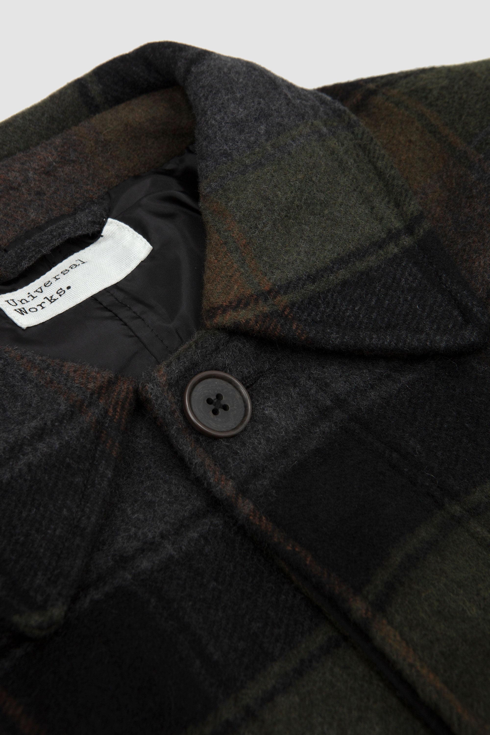 Account Coat Berlin Wool Check Black/ Brown