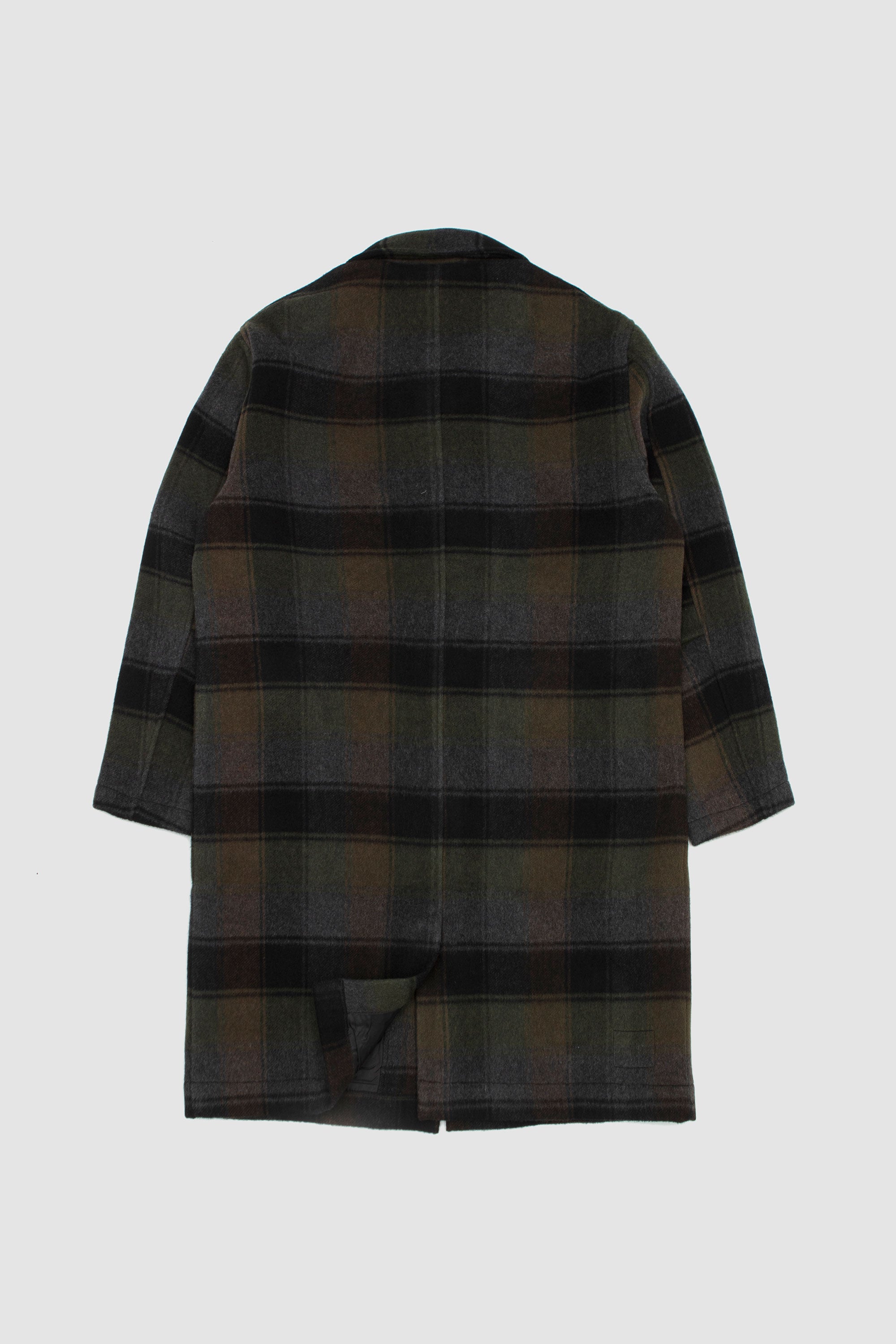 Account Coat Berlin Wool Check Black/ Brown_4