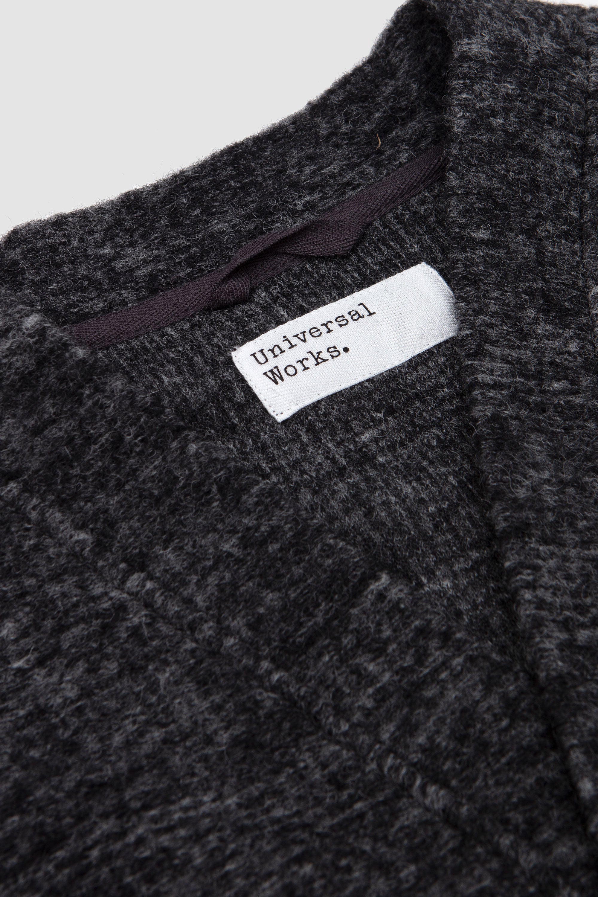 Advanced Cardigan Wool Mix Knit Grey Marl_2