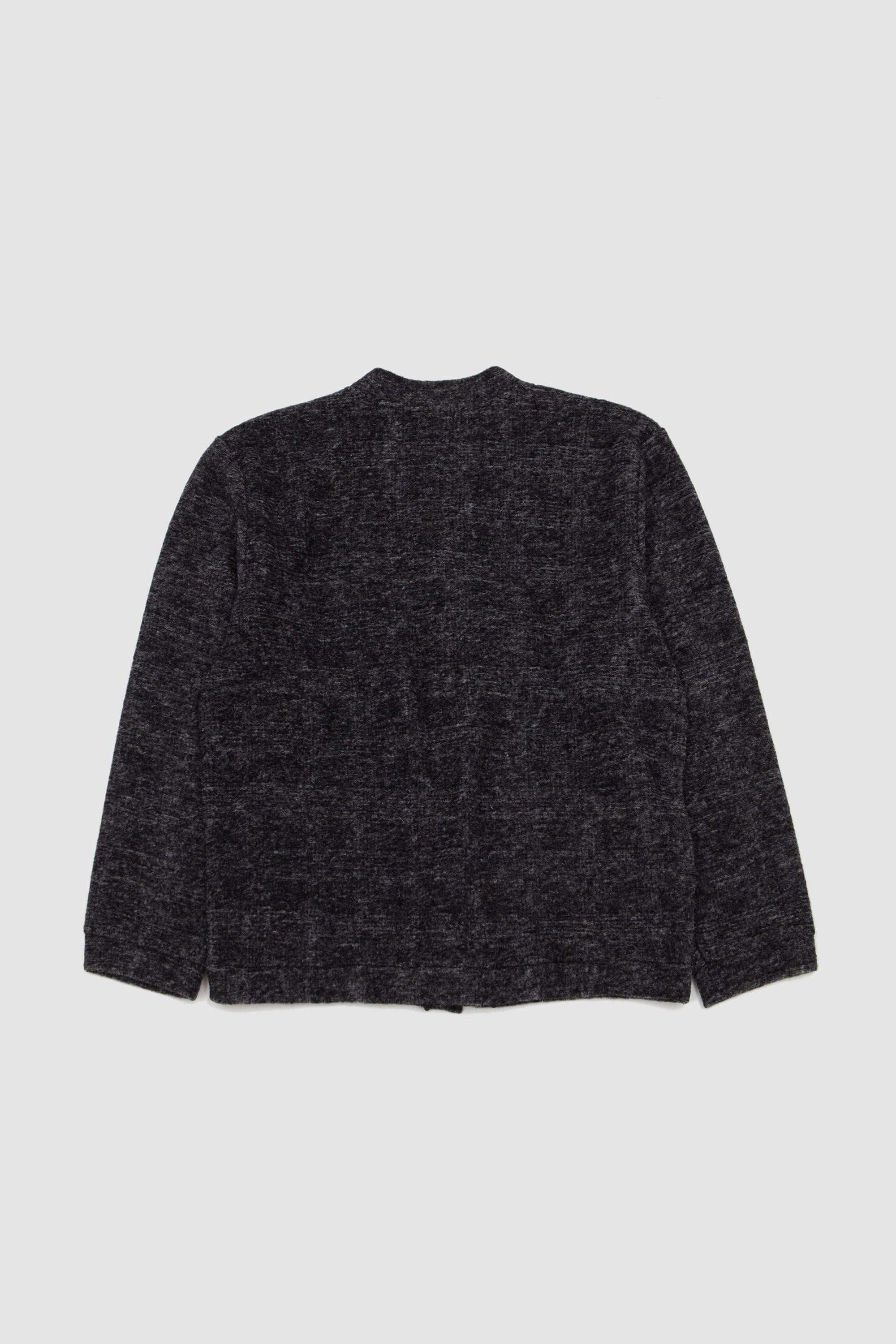 Advanced Cardigan Wool Mix Knit Grey Marl_4