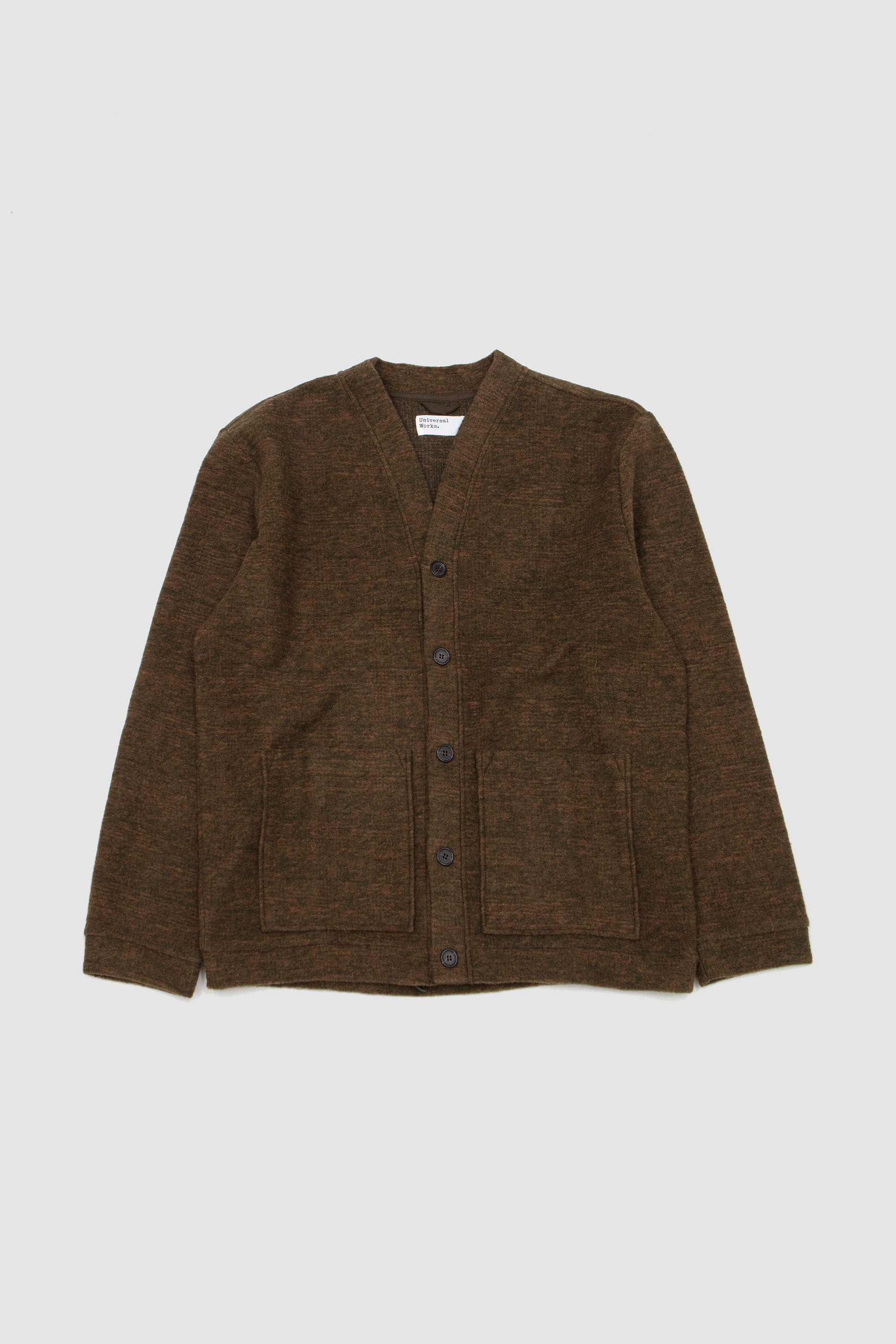Advanced Cardigan Wool Mix Knit Olive