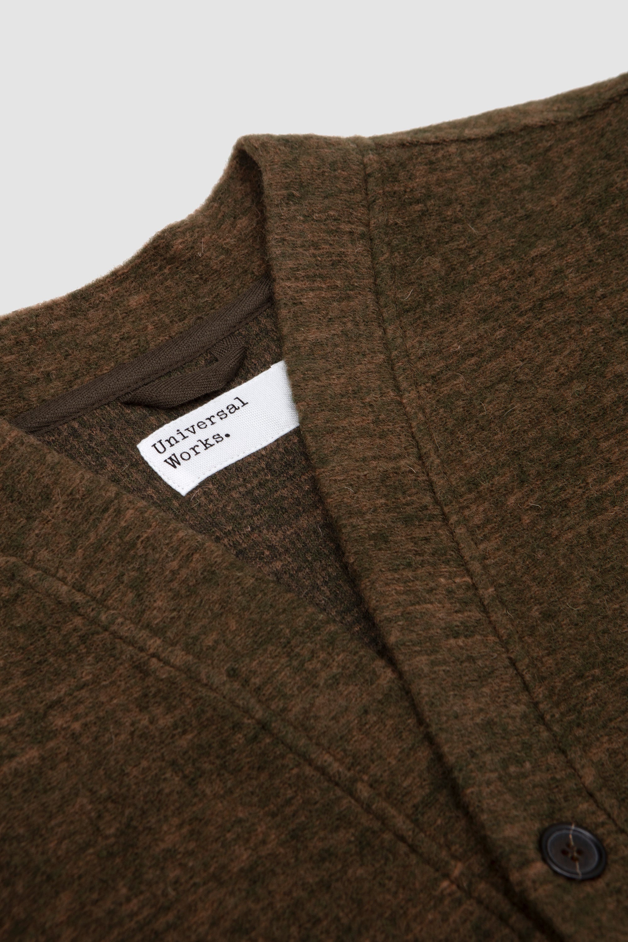 Advanced Cardigan Wool Mix Knit Olive_2