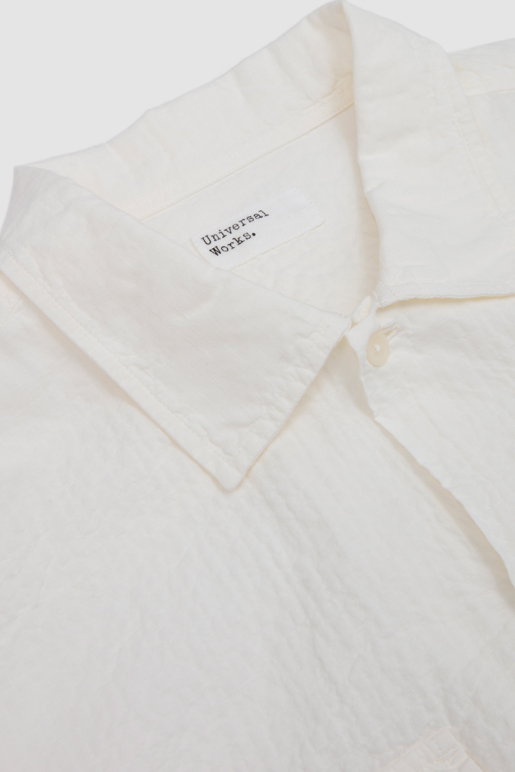 Attendant Shirt Arten Seersucker Ecru_2