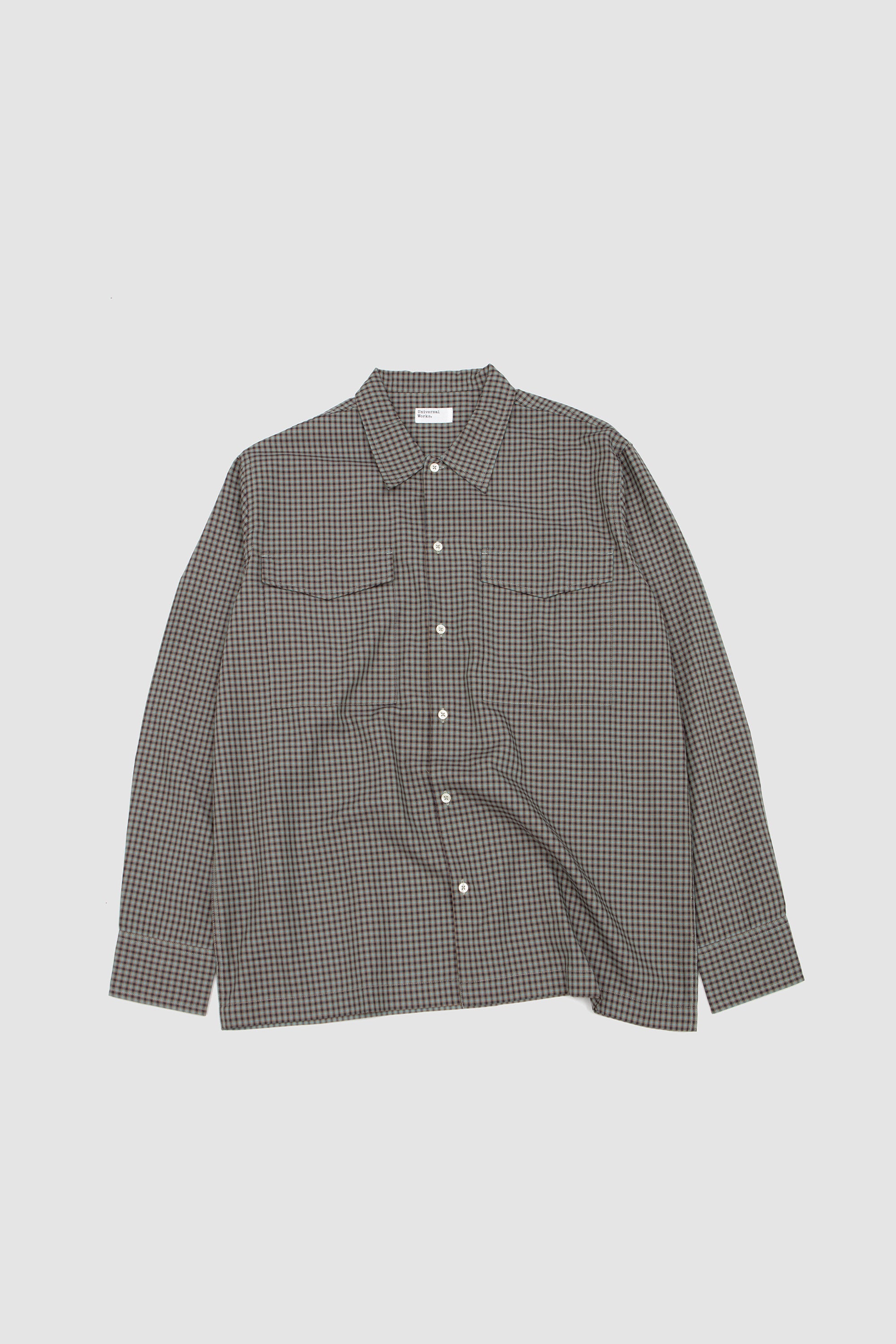 Attendant Shirt Parker Check Sand/ Olive