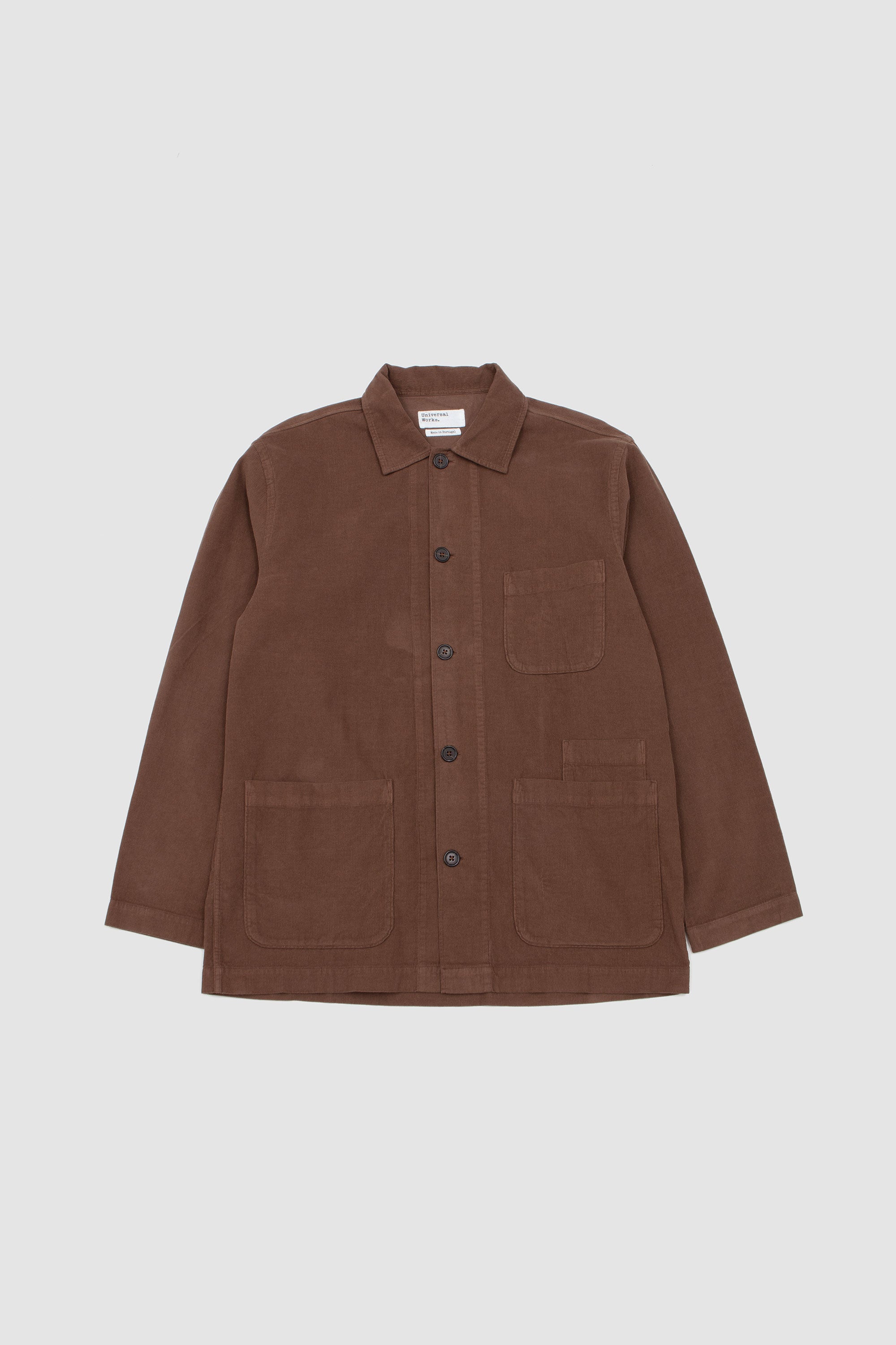 Bakers Overshirt Fine Cord Brown
