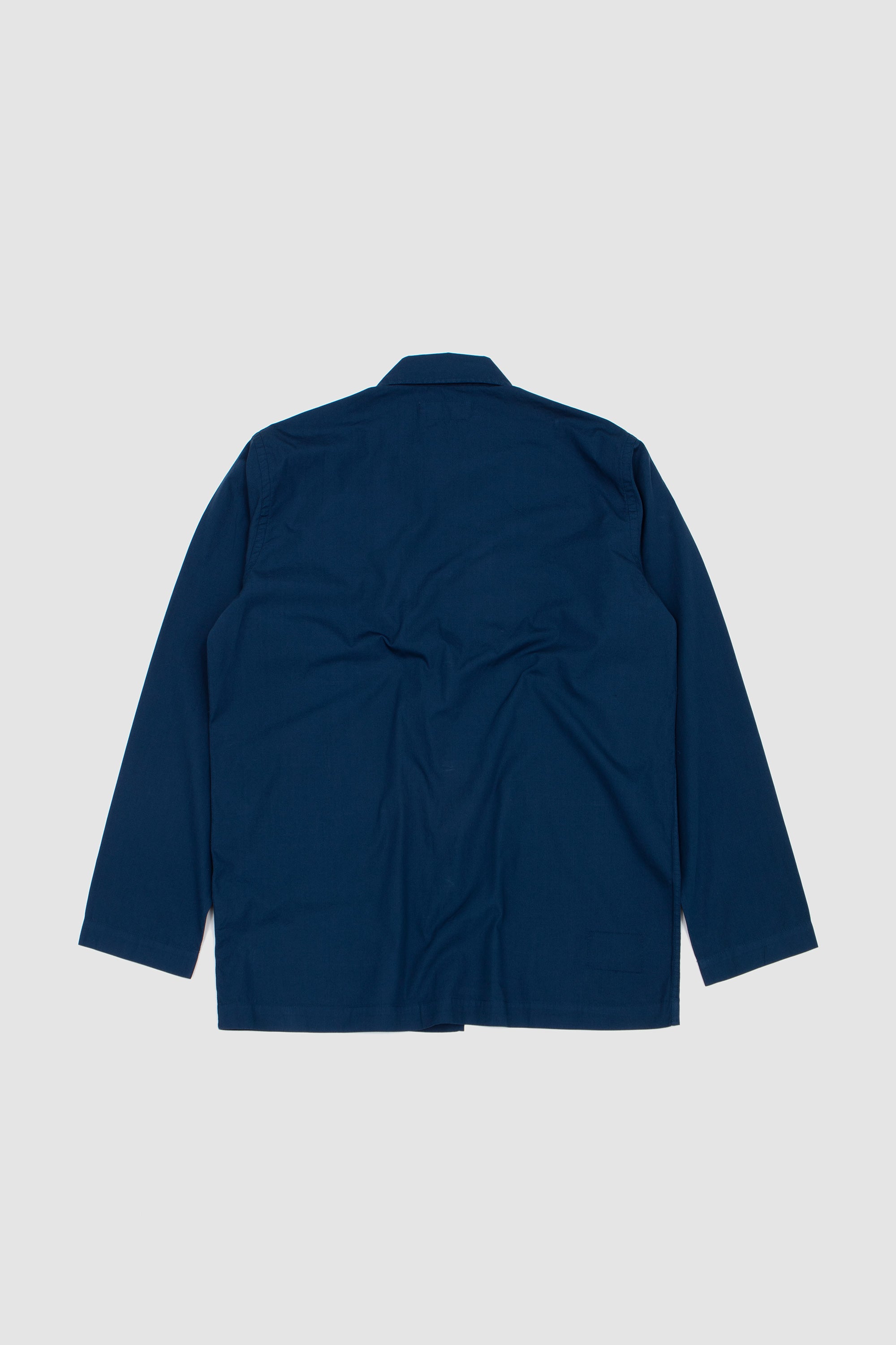 Bakers Overshirt Organic Fine Poplin Navy_4