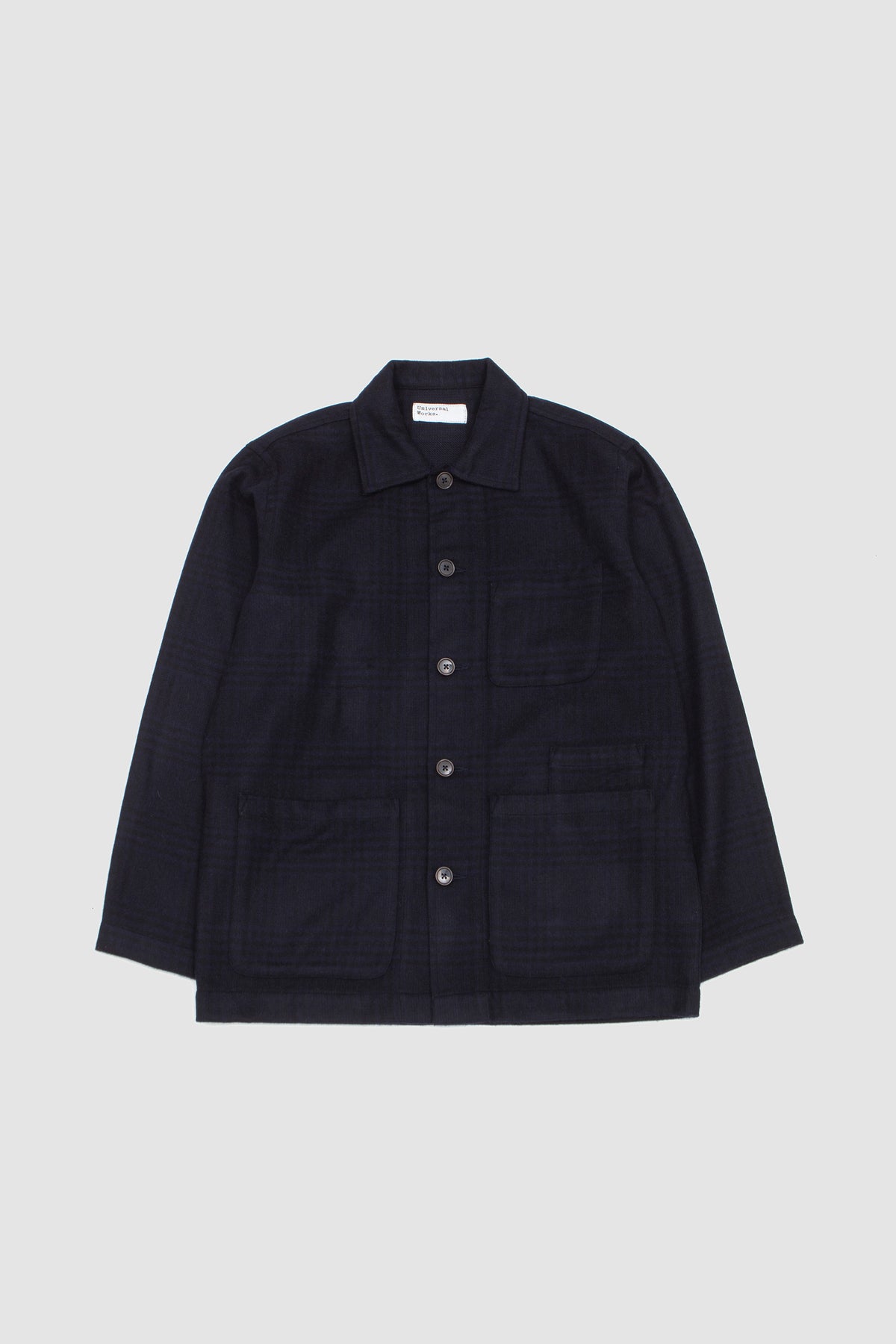 Bakes Overshirt Bob Wool Mix Navy