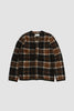SPORTIVO STORE_Cardigan British Check Fleece Brown_2