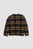 SPORTIVO STORE_Cardigan British Check Fleece Brown_5