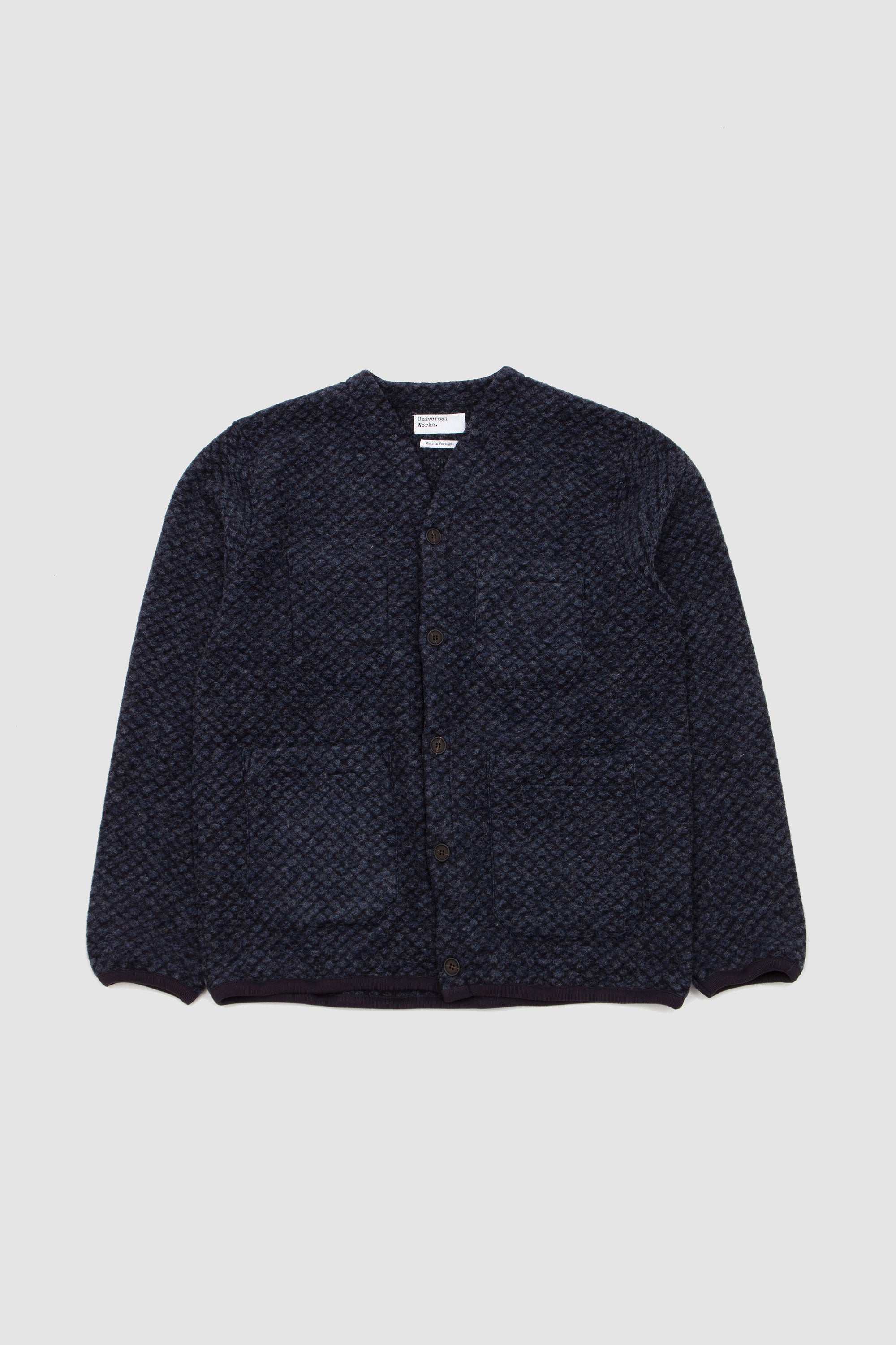 Cardigan Diamond Fleece Charcoal