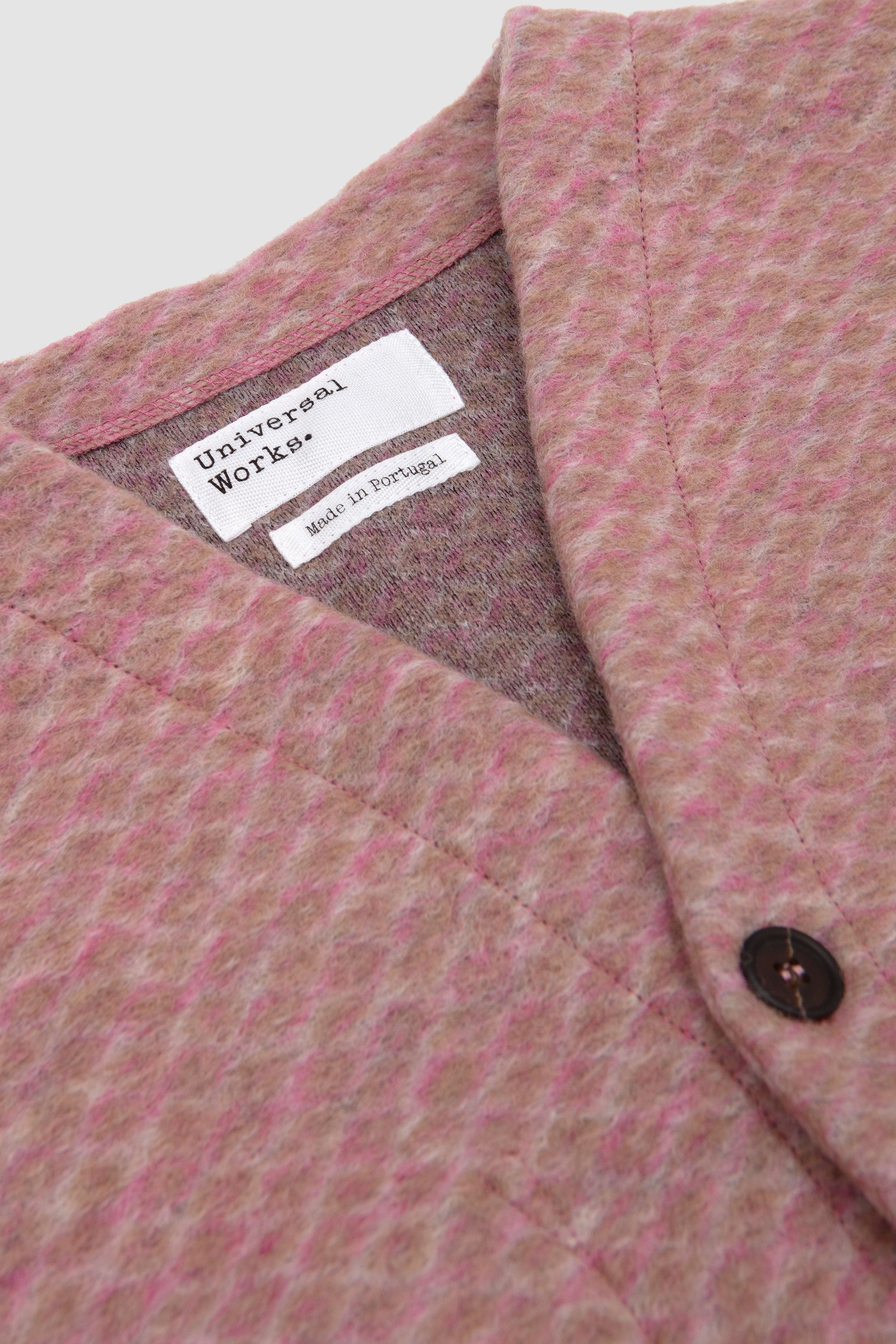 Cardigan Diamond Fleece Pink_2