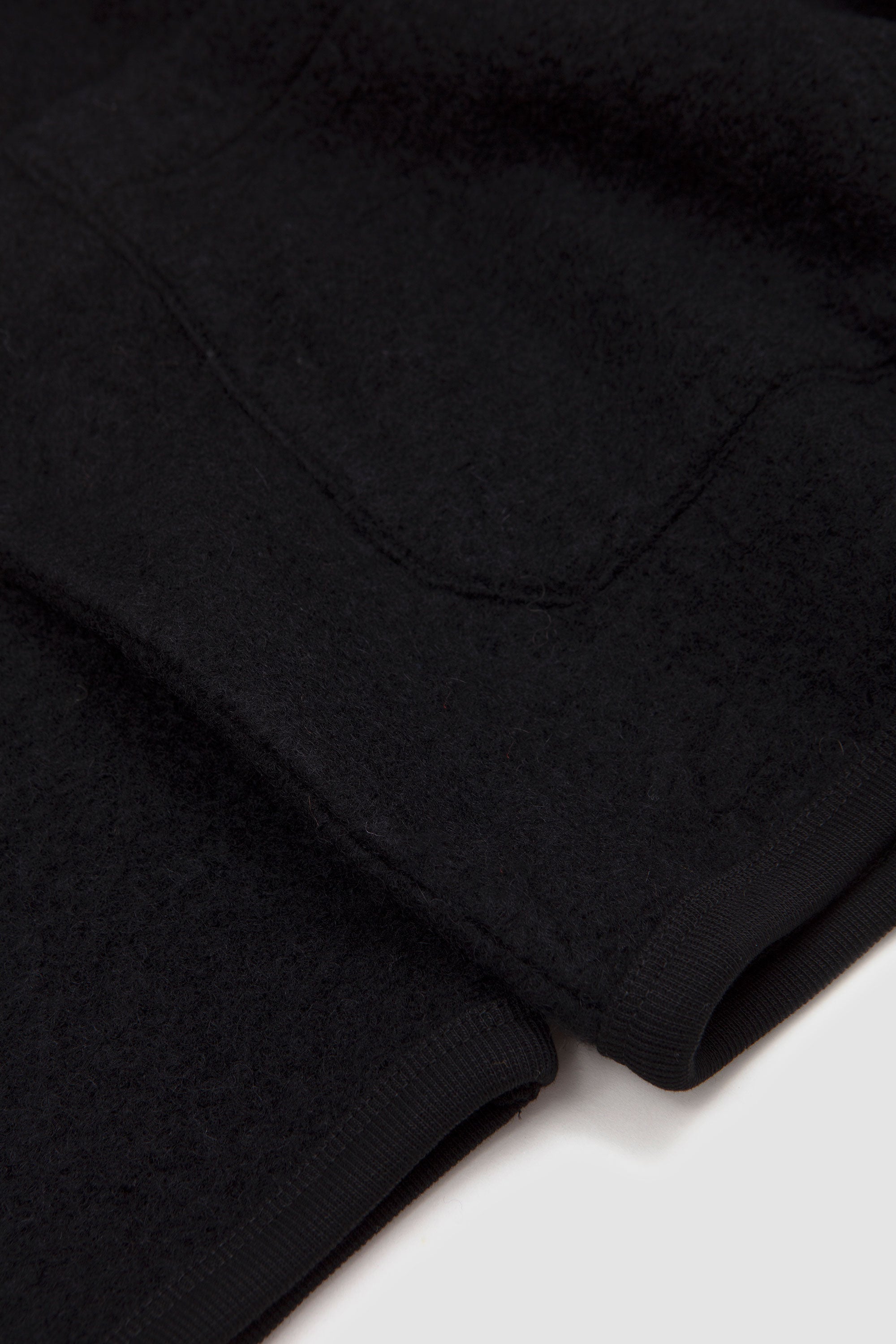 Cardigan Wool Fleece Black_3