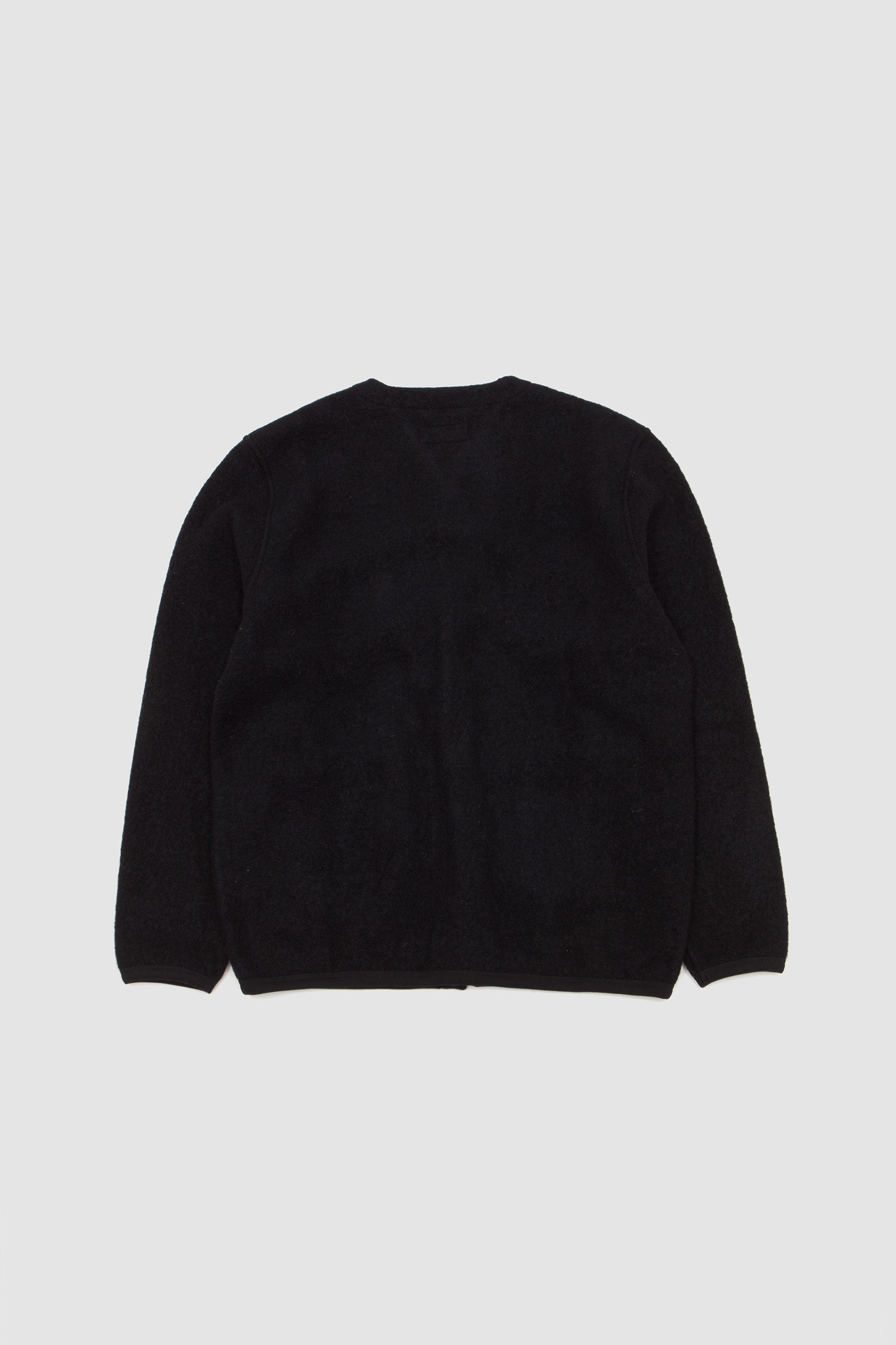 Cardigan Wool Fleece Black_4