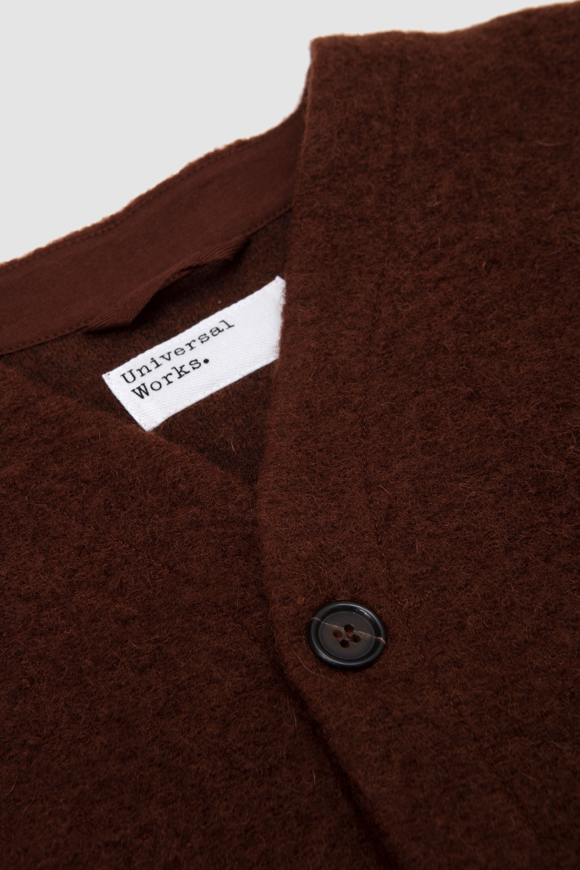Cardigan Wool Fleece Cacao_2