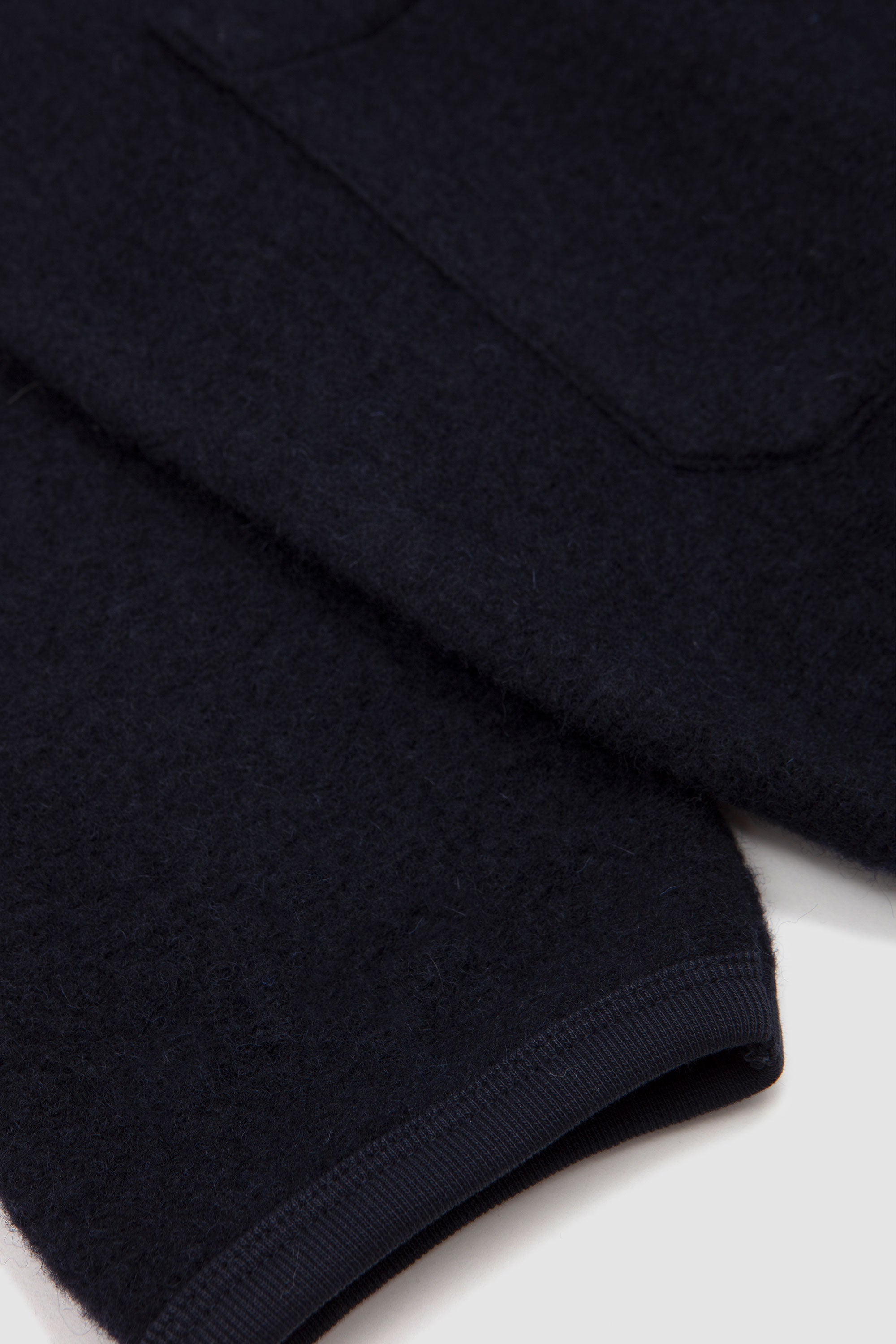 Cardigan Wool Fleece Navy_3