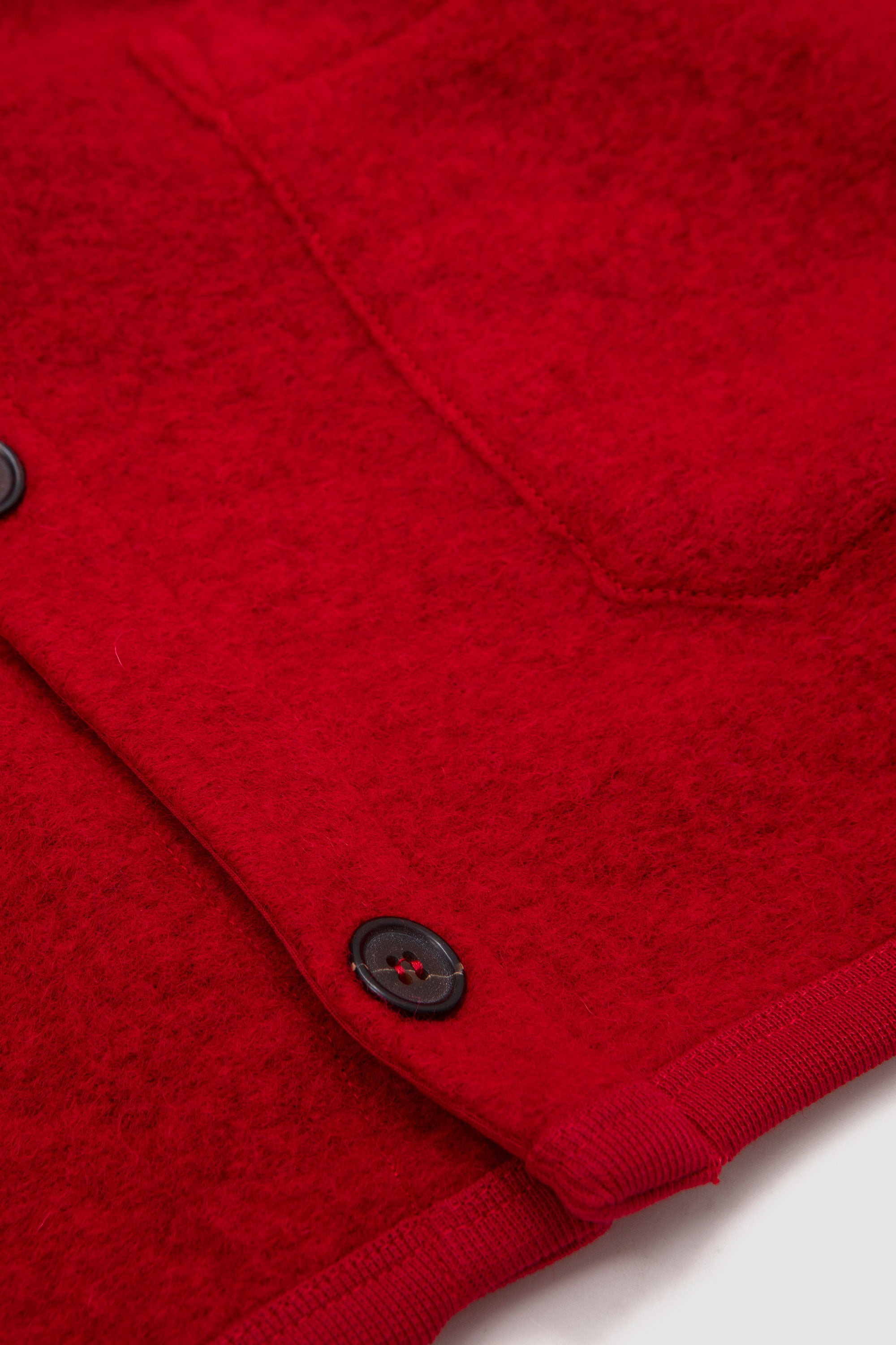 Cardigan Wool Fleece Scarlet_3