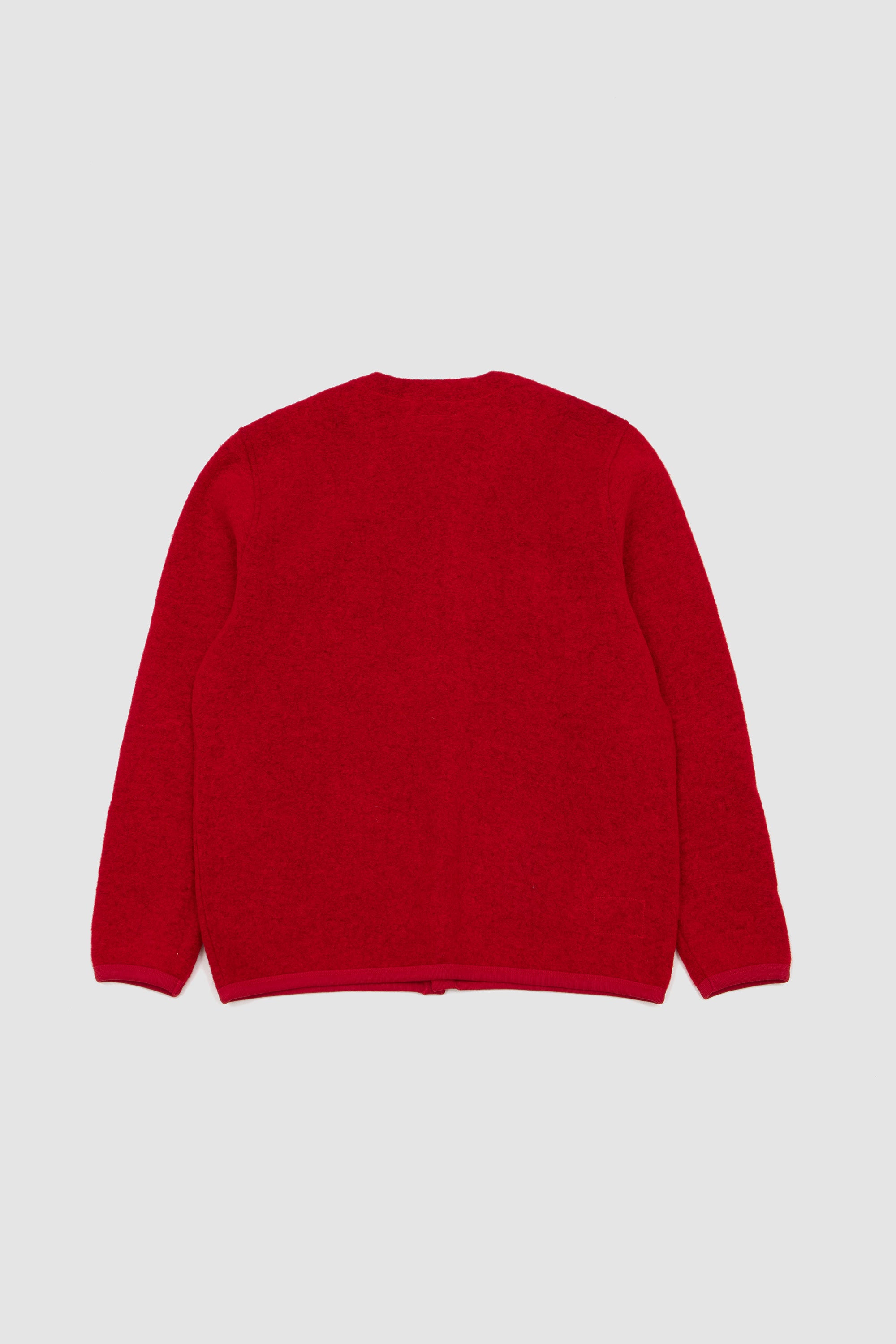 Cardigan Wool Fleece Scarlet_4