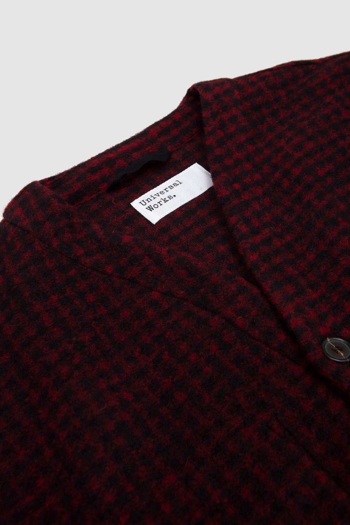 Cardigan Wool Mix Black/ Red_2