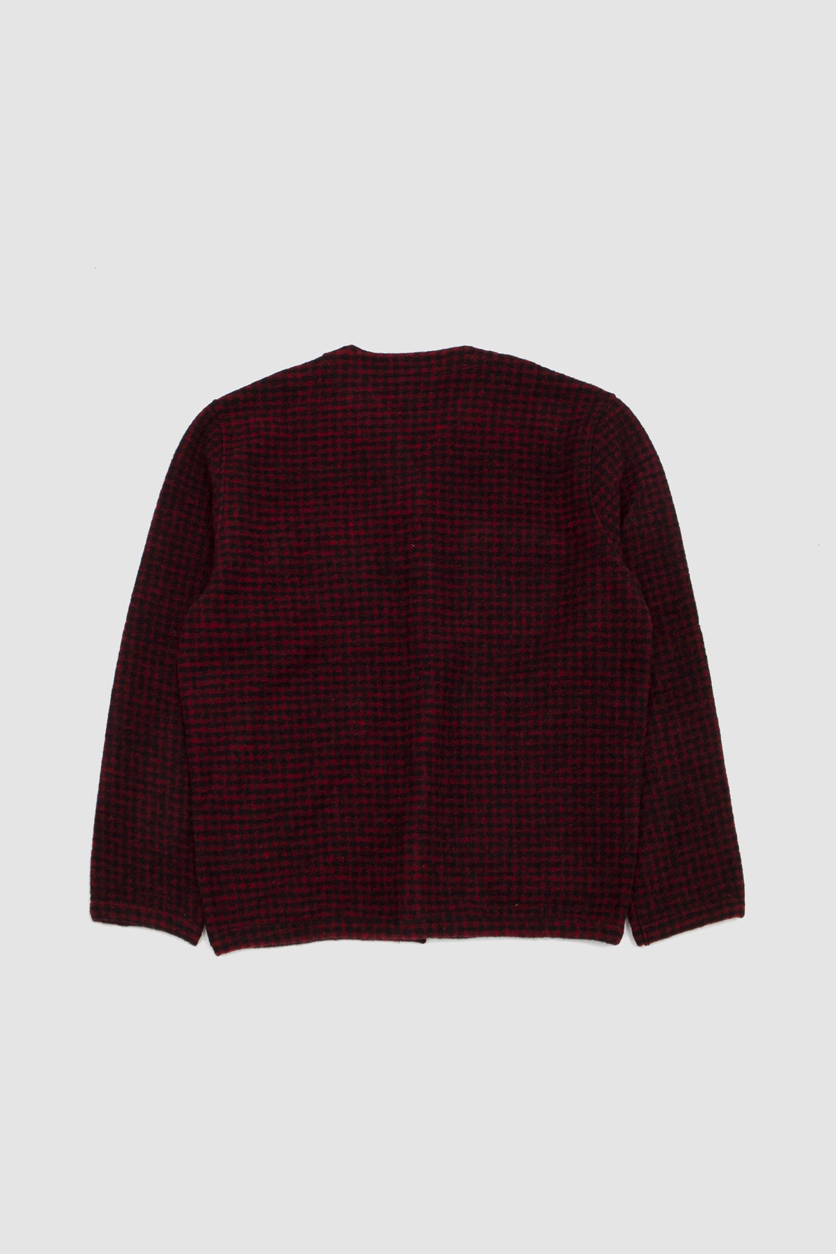 Cardigan Wool Mix Black/ Red_4
