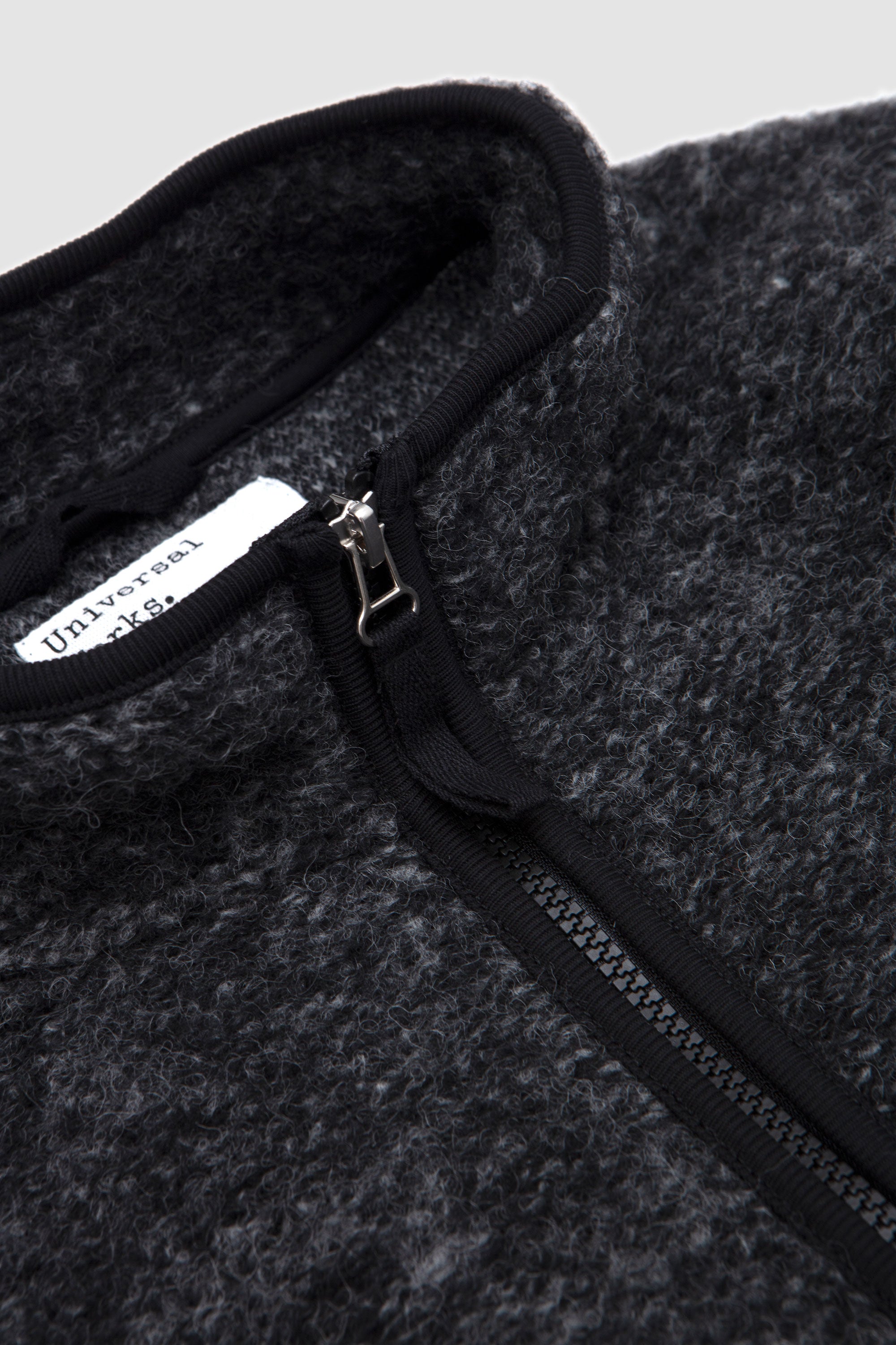 Climbing Jacket Six Wool Fleece Black