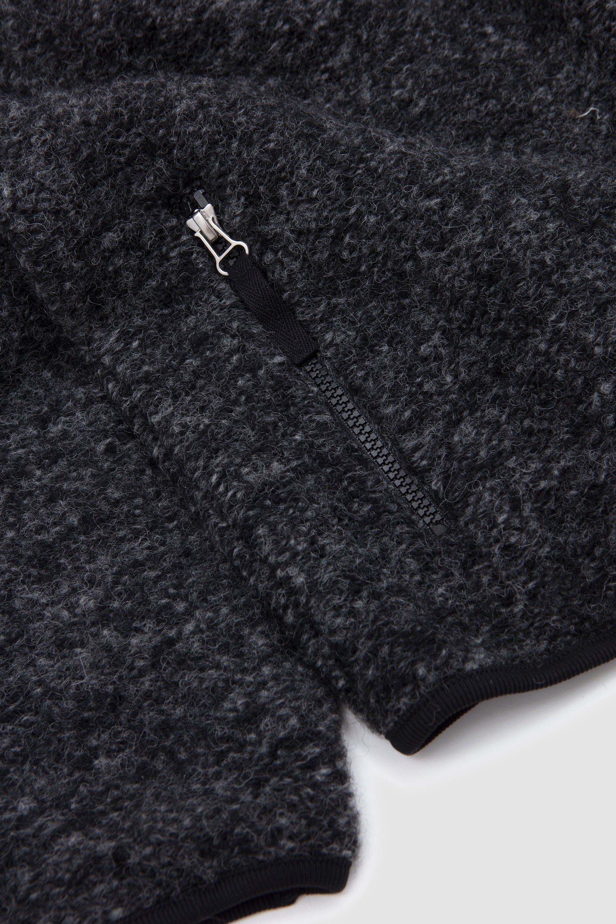 Climbing Jacket Six Wool Fleece Black