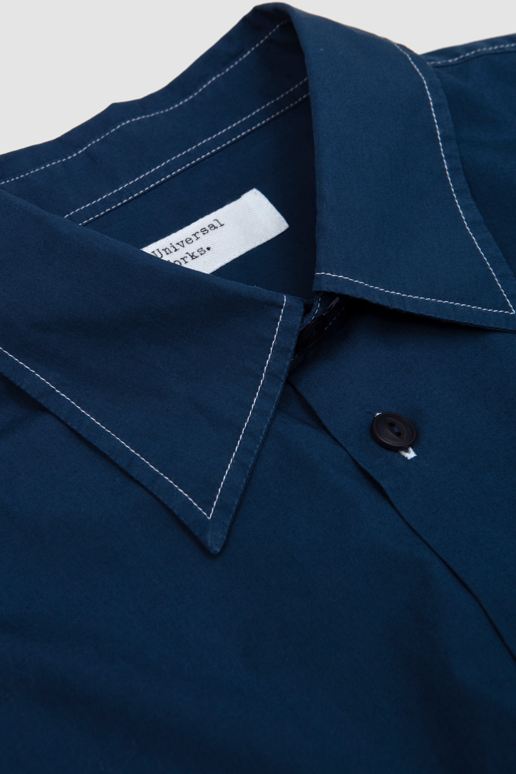 CPO Shirt Organic Fine Poplin Navy_2