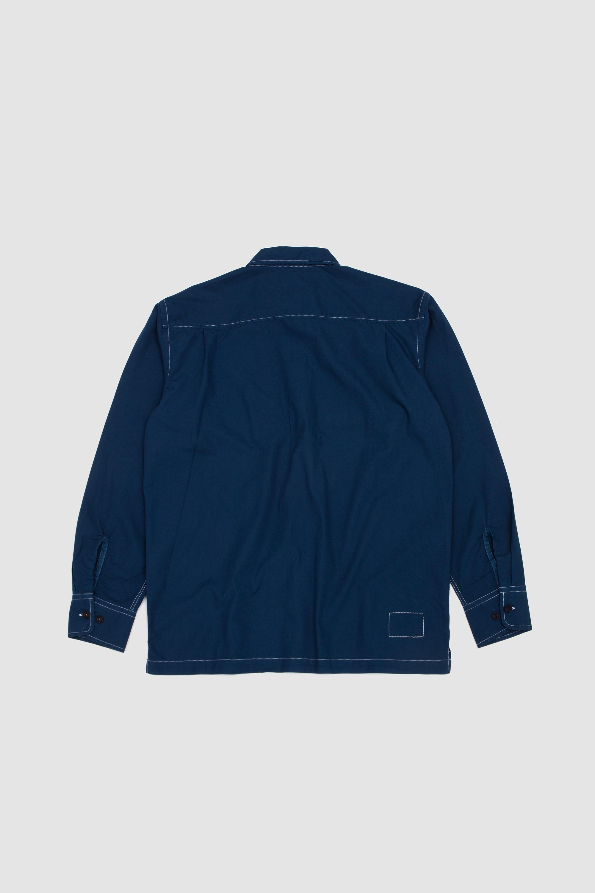 CPO Shirt Organic Fine Poplin Navy_4