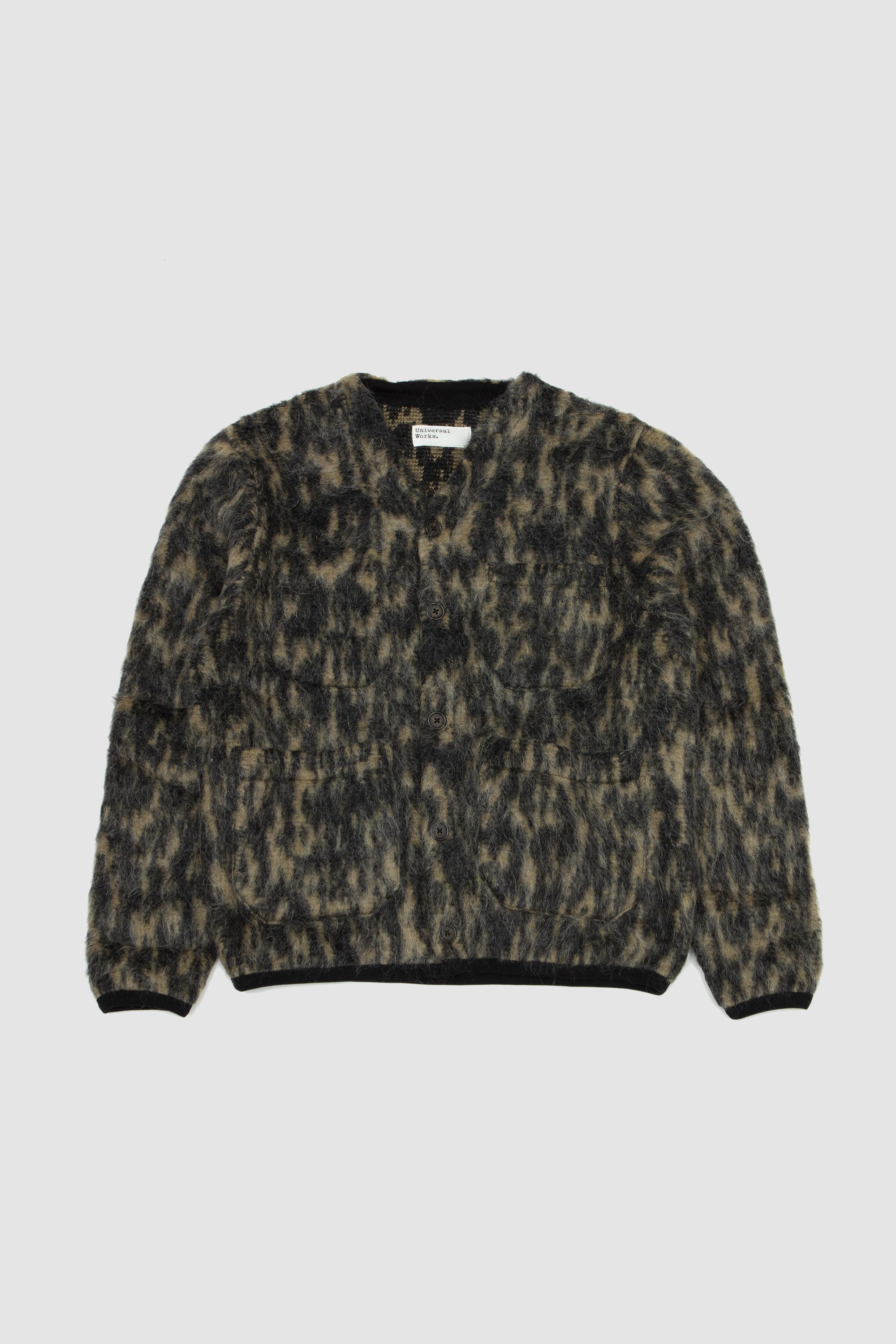 Dolce Fleece Cardigan Charcoal_1