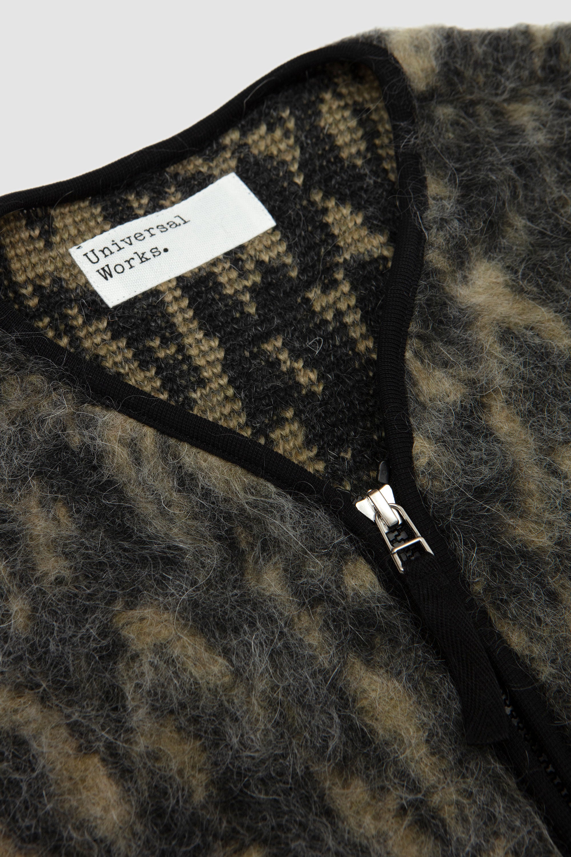 Dolce Fleece Zip Gilet Charcoal