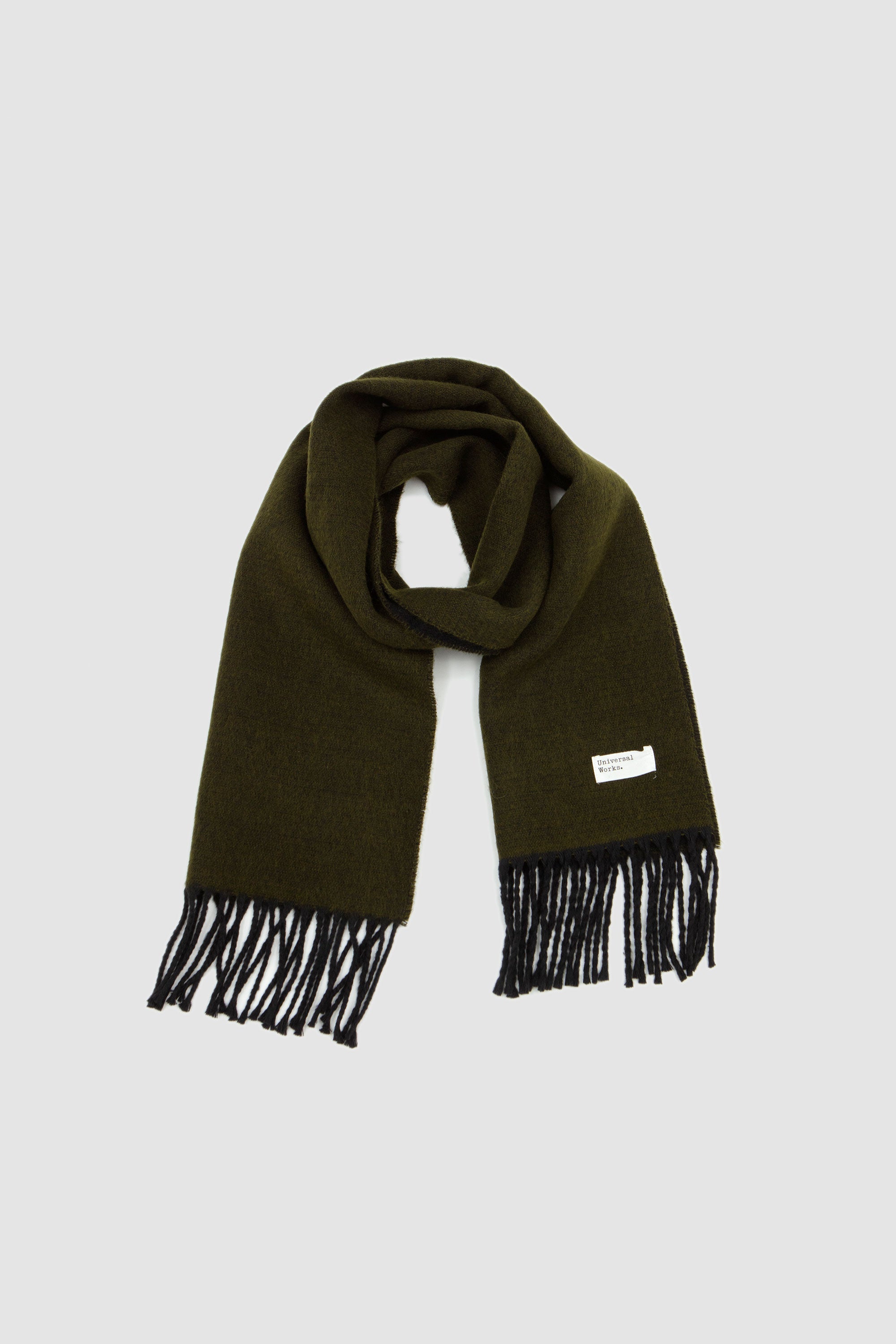Double Sided Scarf Green/ Black