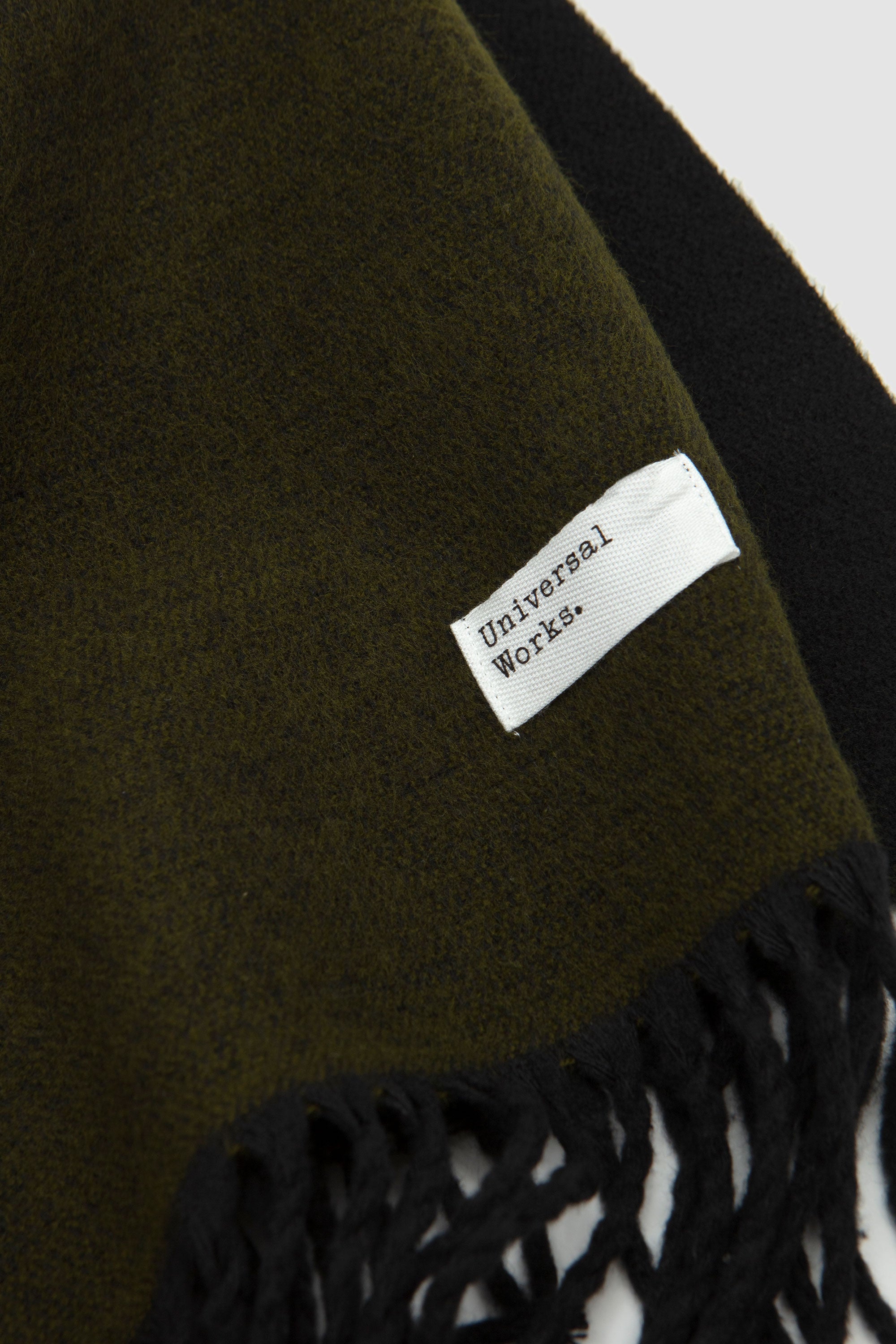 Double Sided Scarf Green/ Black