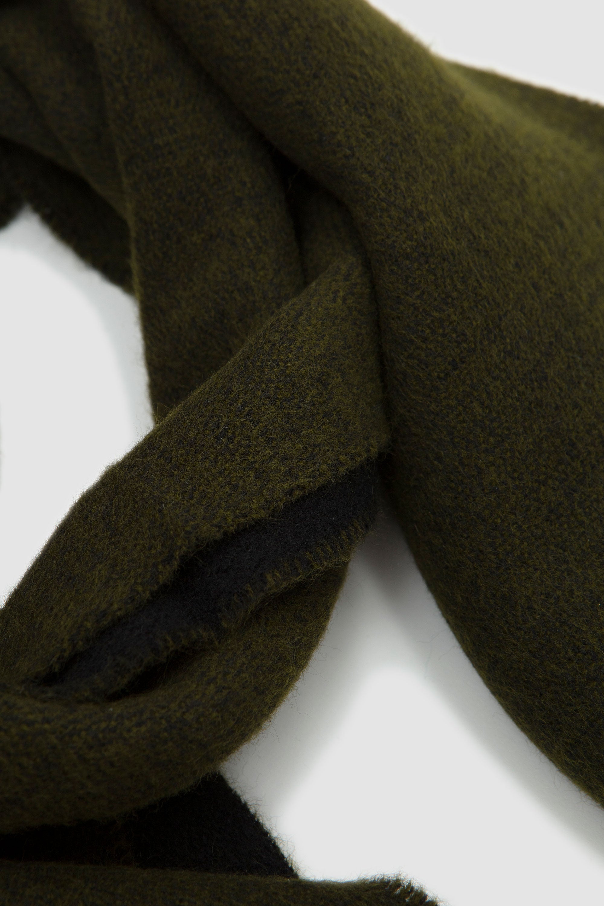 Double Sided Scarf Green/ Black_4